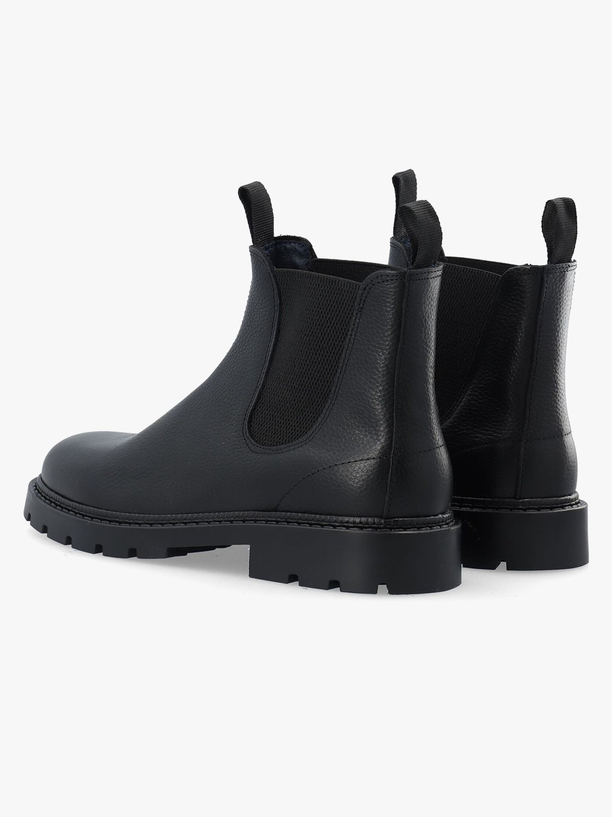 Bianco Jeff Chelsea Texas Tumbled Leather Black
