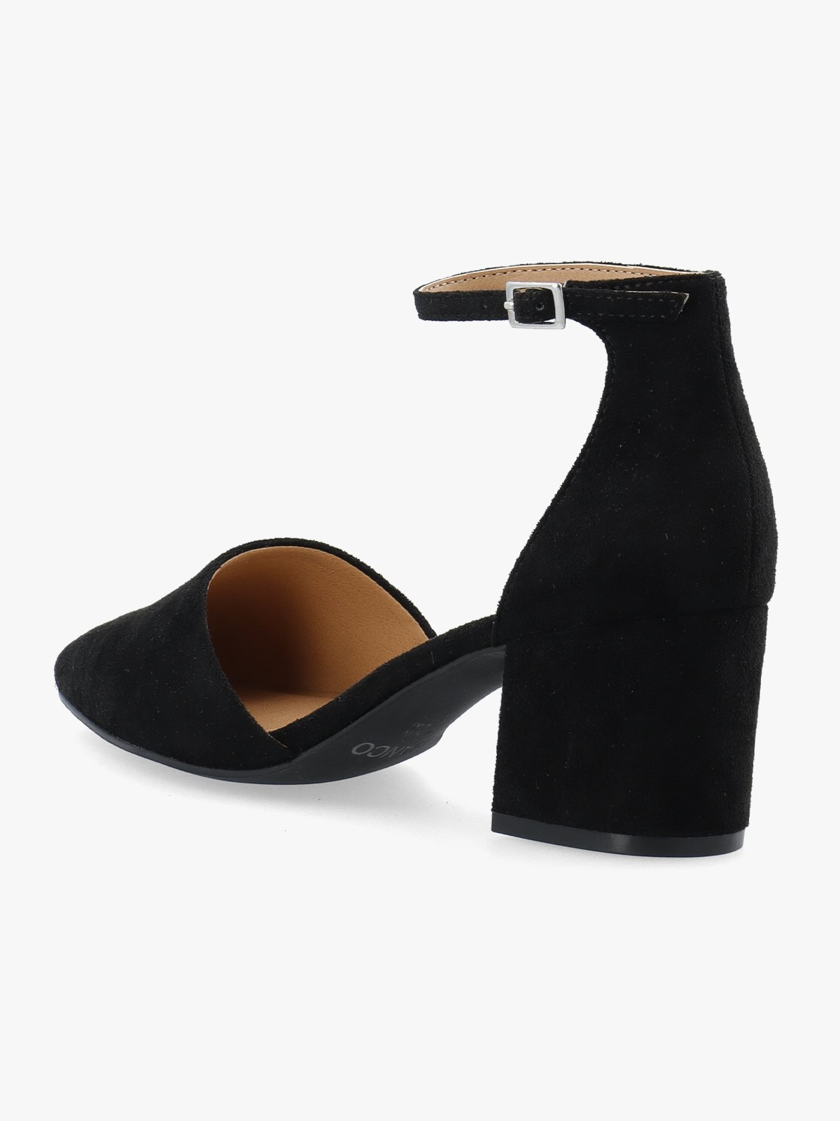 Bianco Devived Pump Micro Suede Black Suede