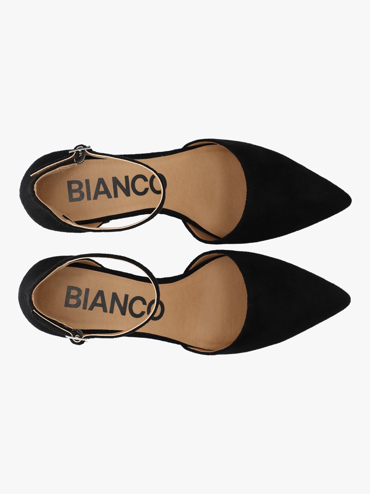 Bianco Devived Pump Micro Suede Black Suede