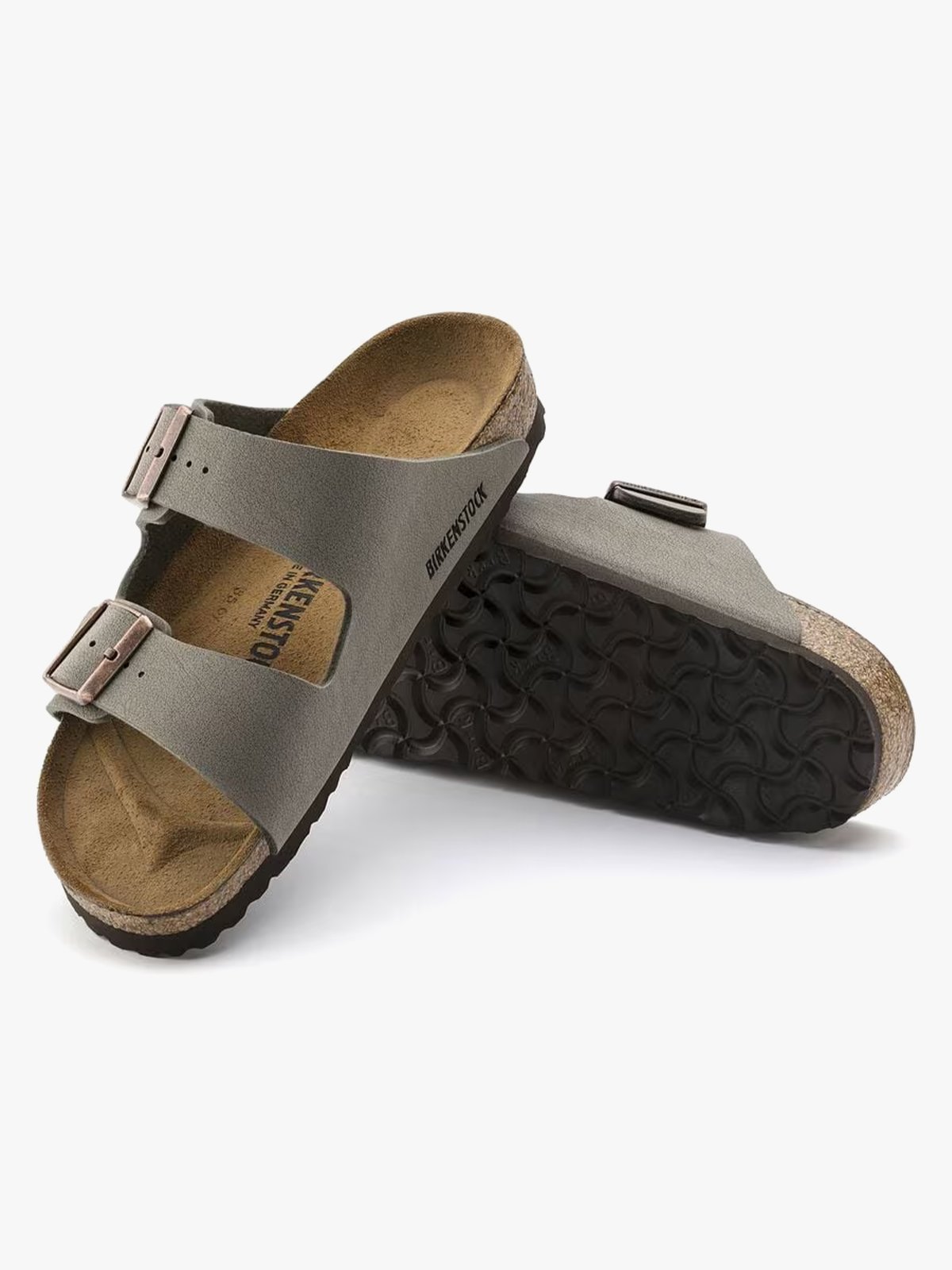 Birkenstock Arizona Birko-Flor Nubuck Stone