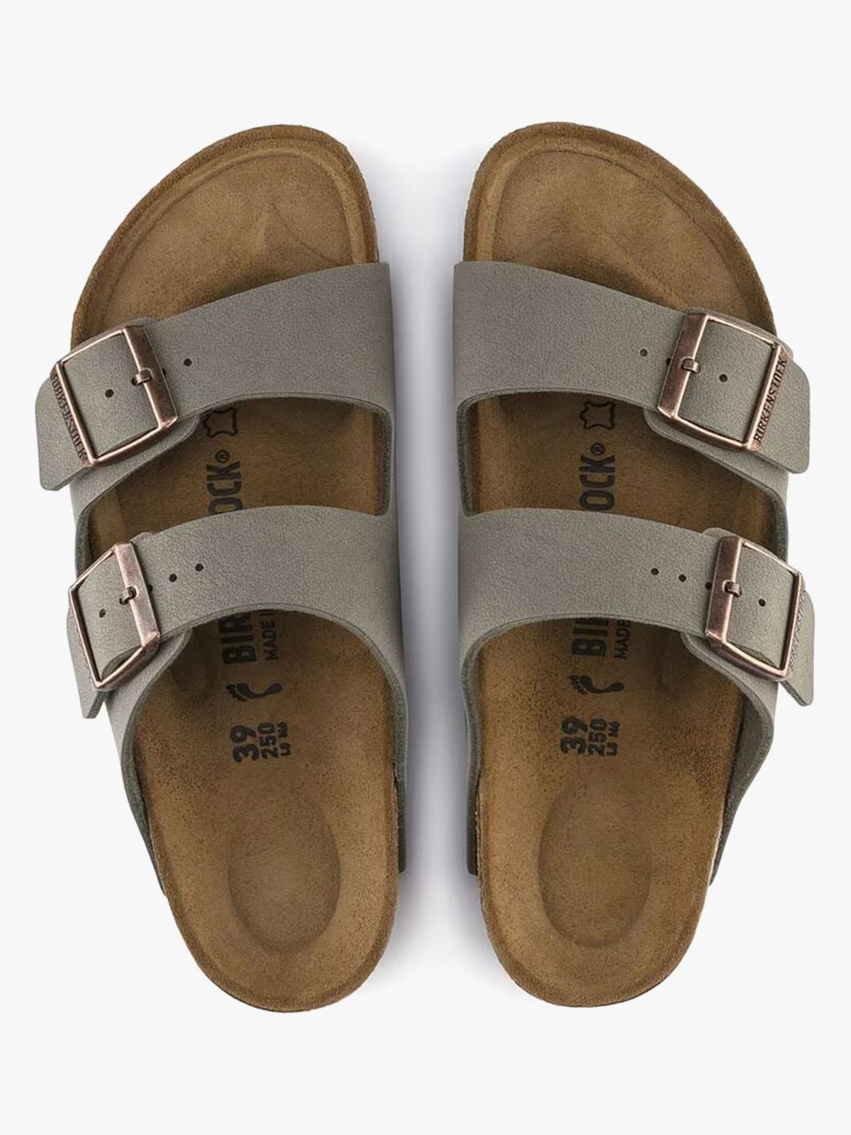 Birkenstock Arizona Birko-Flor Nubuck Stone