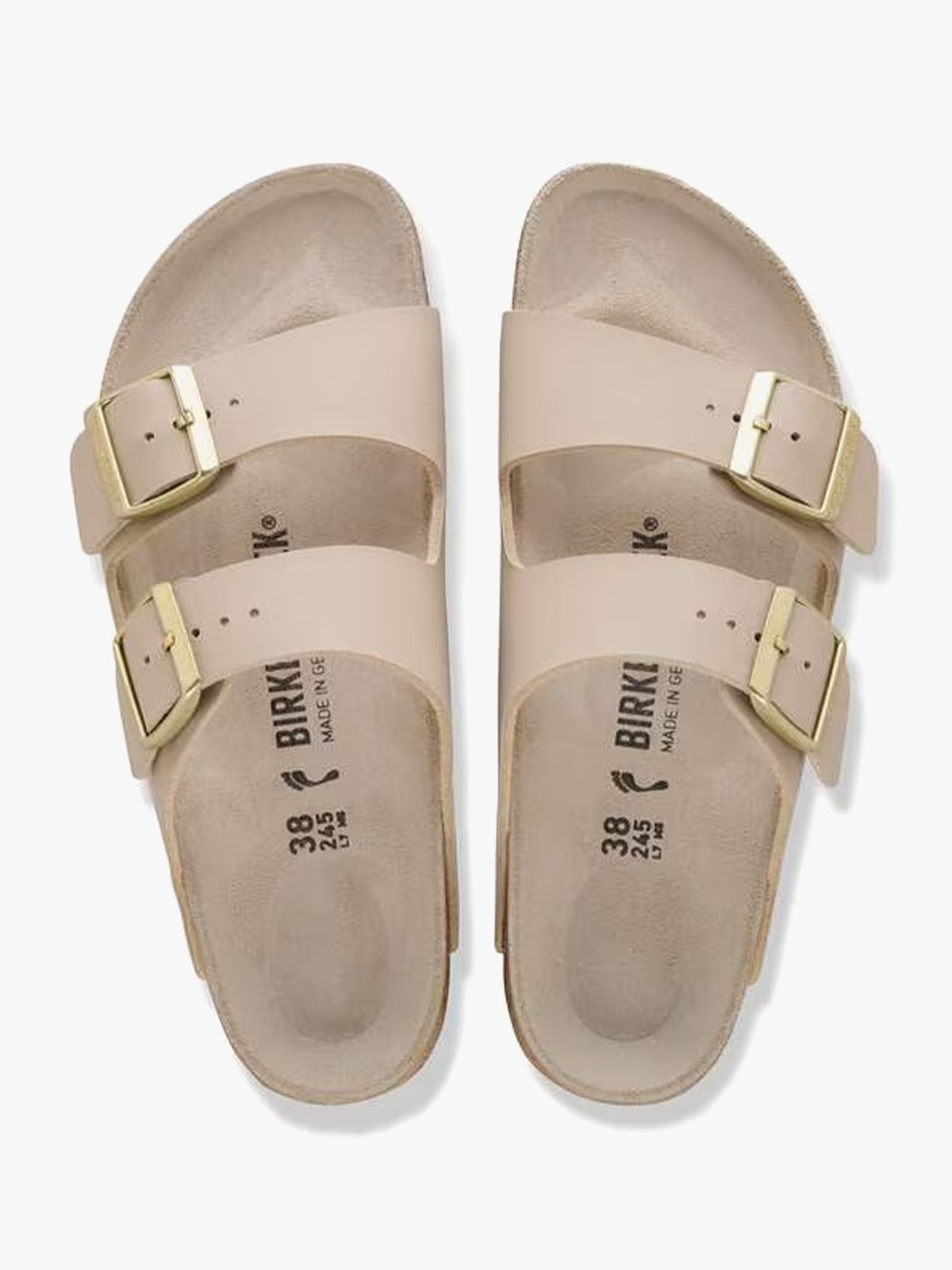 Birkenstock Arizona Birko-Flor Triples Triples Sandcastle / Oyster