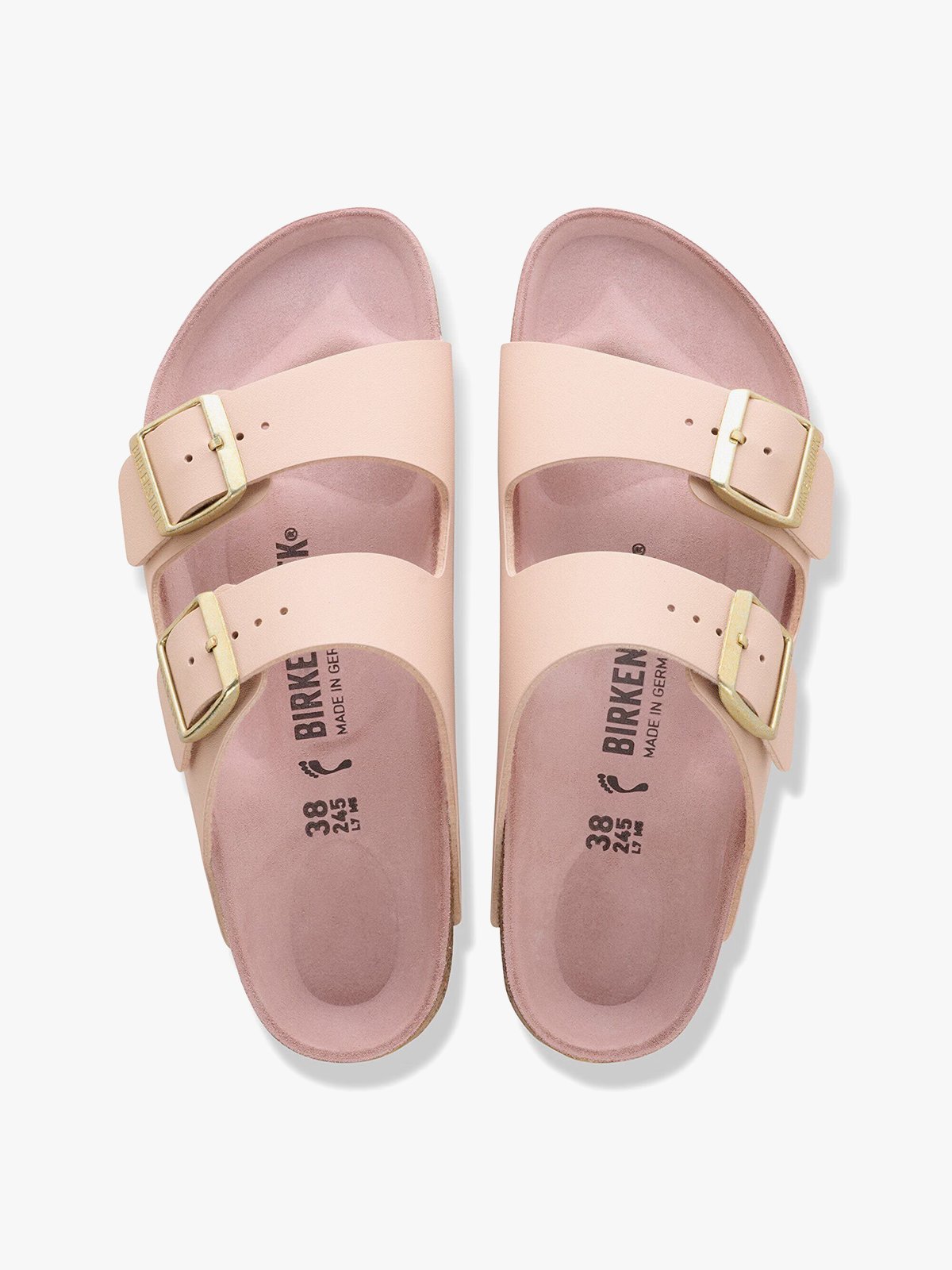 Birkenstock Arizona Birko-Flor Triples New Beige / Pink Clay