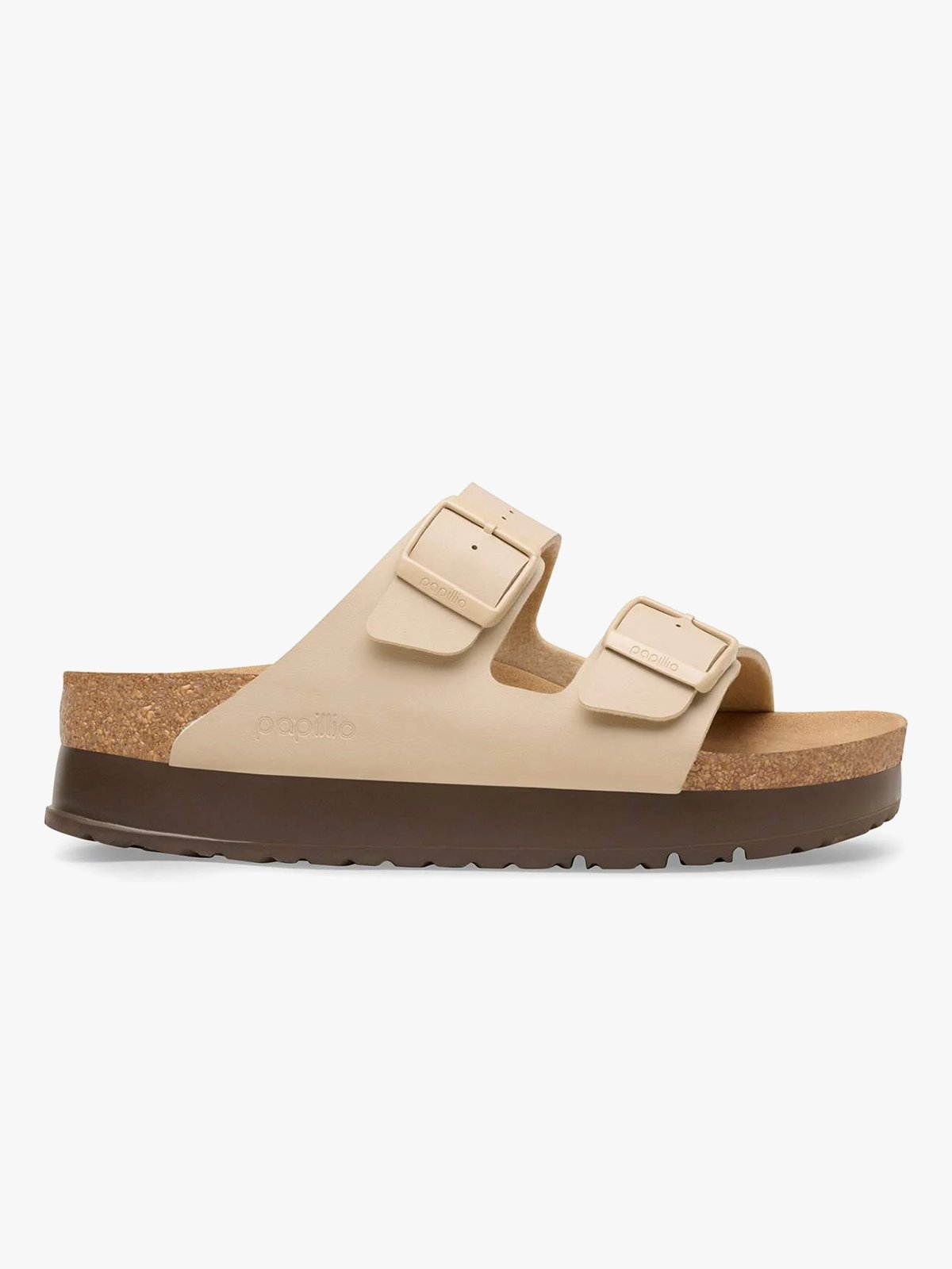 Birkenstock Arizona PAP Platform Birko-Flor Sandcastle