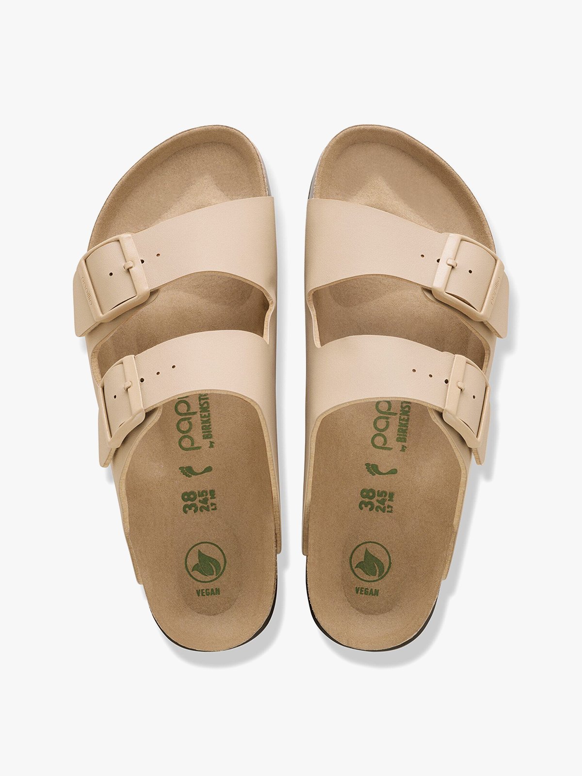 Birkenstock Arizona PAP Platform Birko-Flor Sandcastle