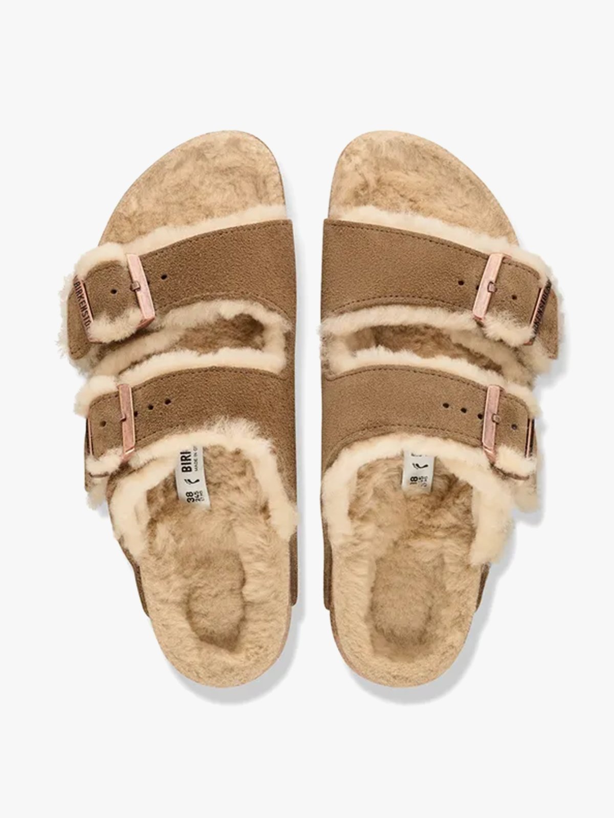 Birkenstock Arizona Shearling Dark Tea