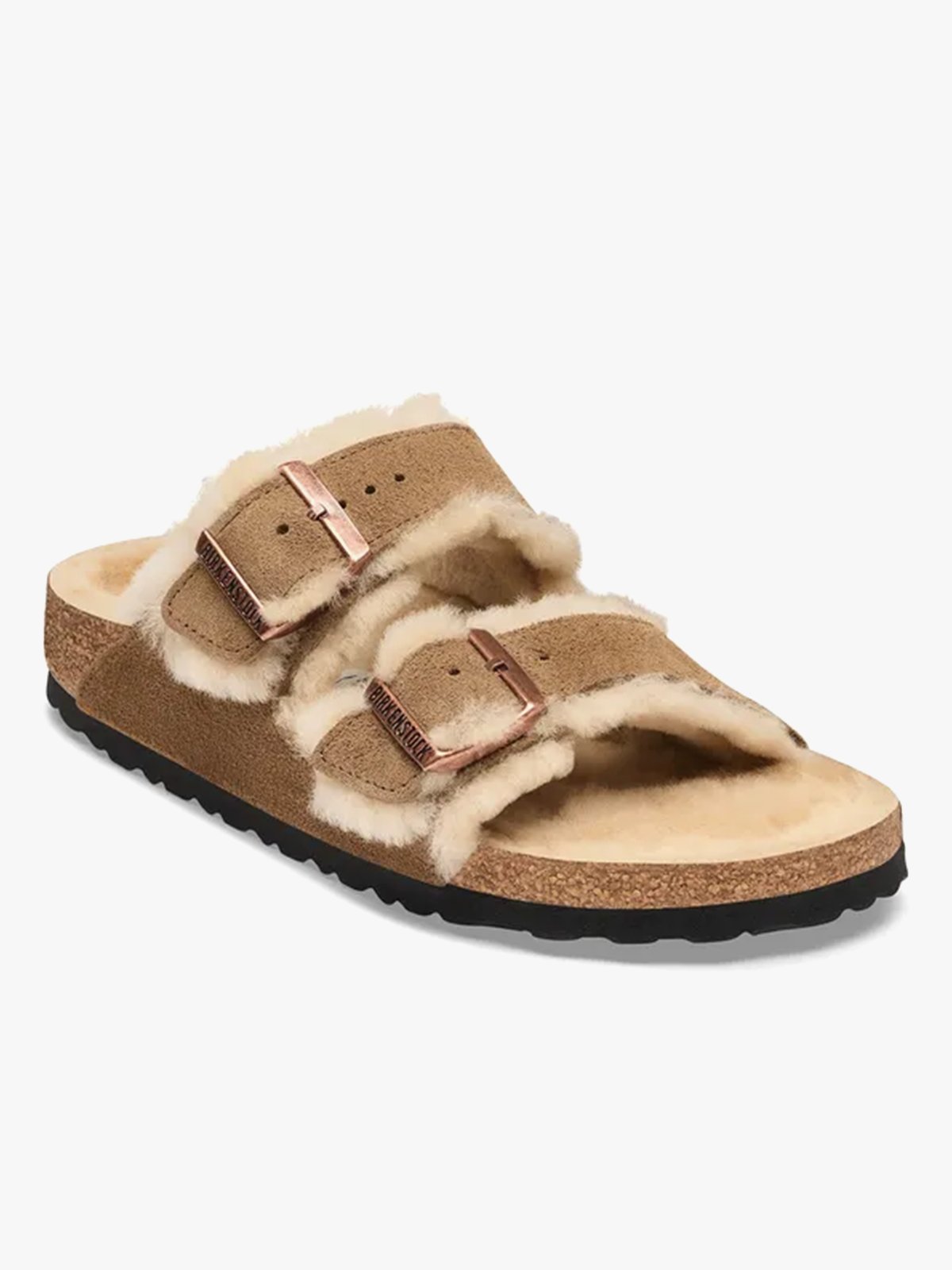 Birkenstock Arizona Shearling Dark Tea
