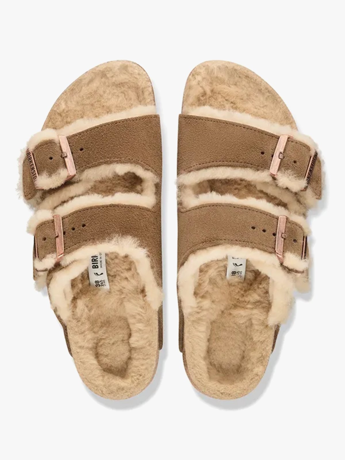 Birkenstock Arizona Shearling Dark Tea