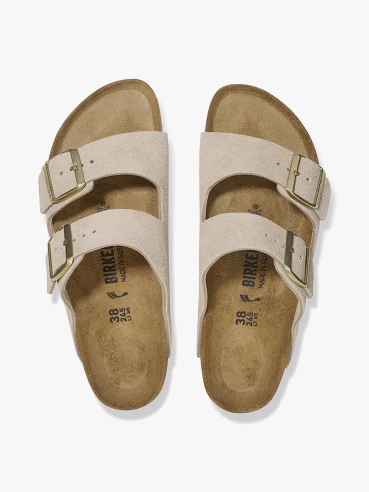 Birkenstock Arizona Suede Leather Sandcastle