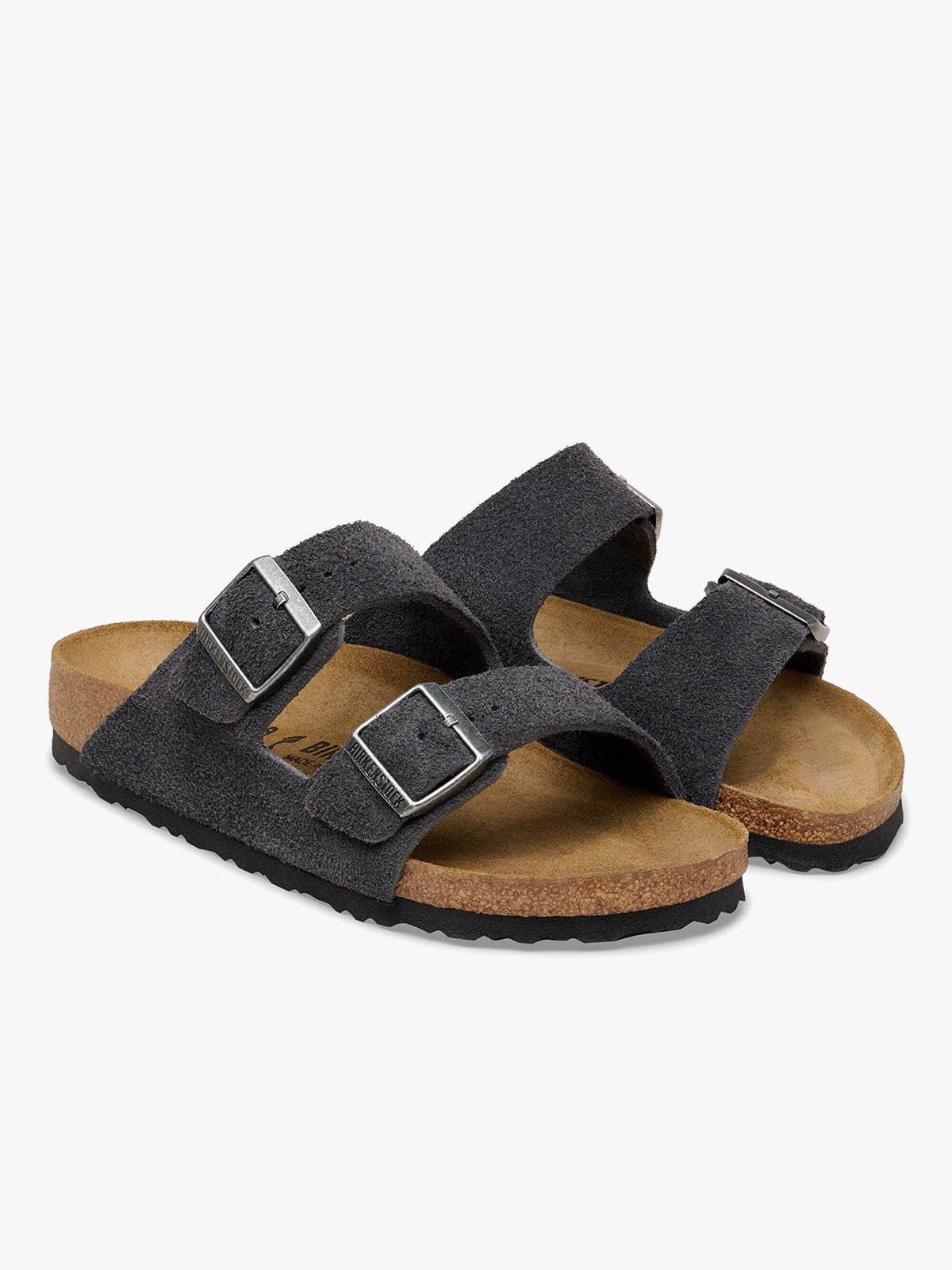 Birkenstock Arizona Suede Leather Charcoal