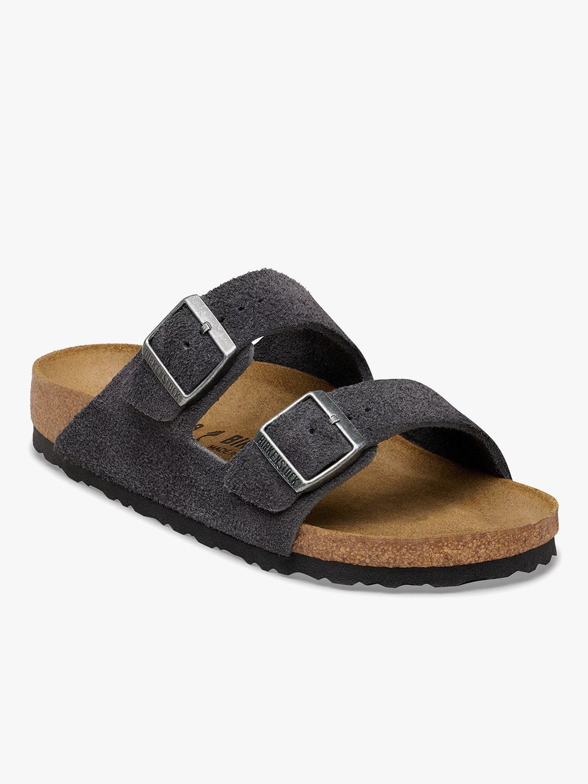 Birkenstock Arizona Suede Leather Charcoal