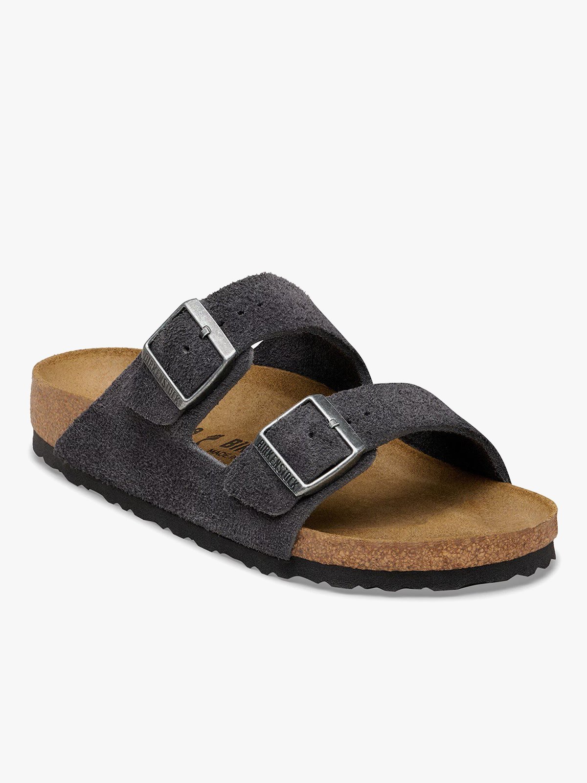 Birkenstock Arizona Suede Leather Charcoal