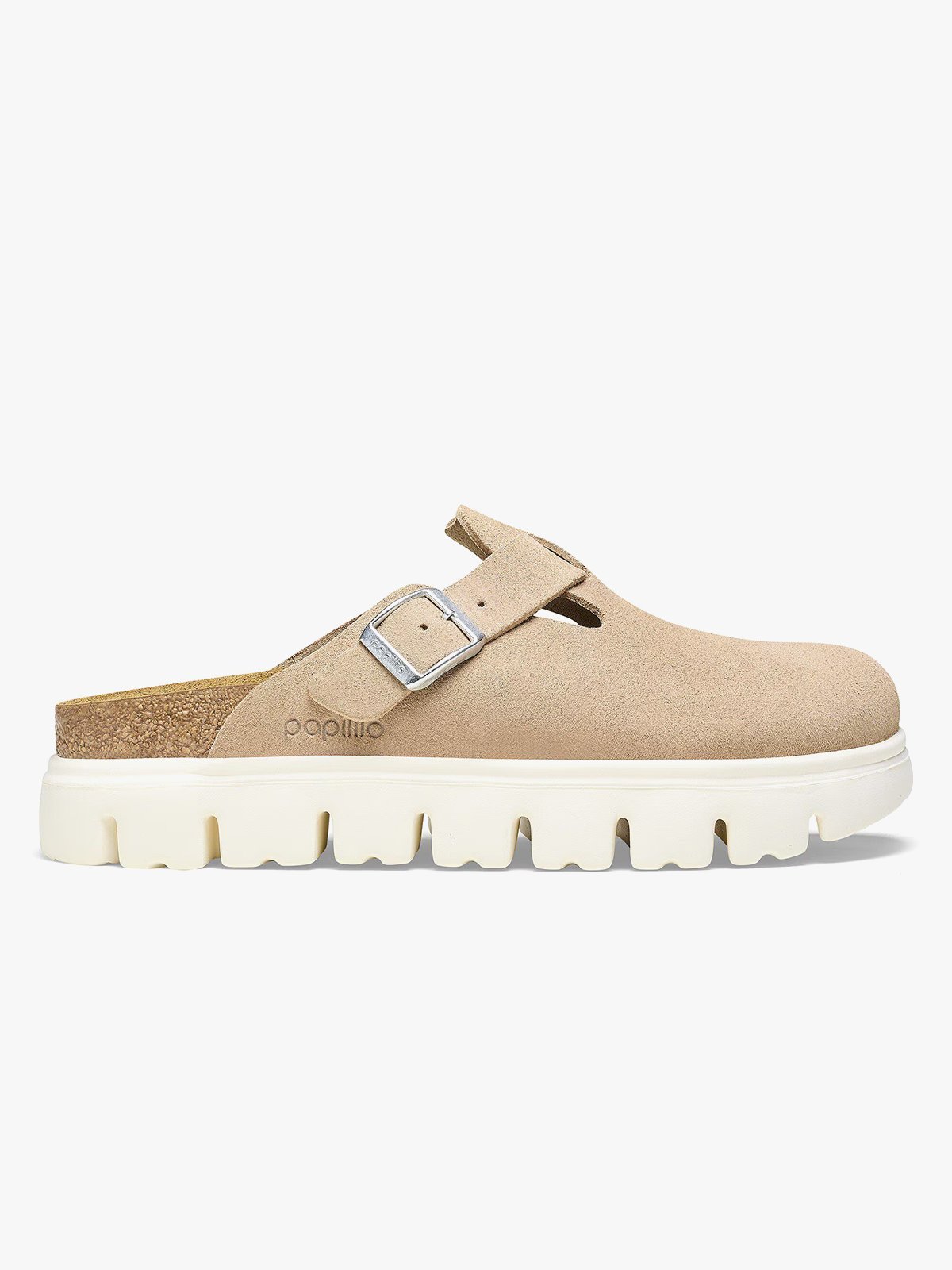 Birkenstock Boston Chunky Suede PAP Warm Sand