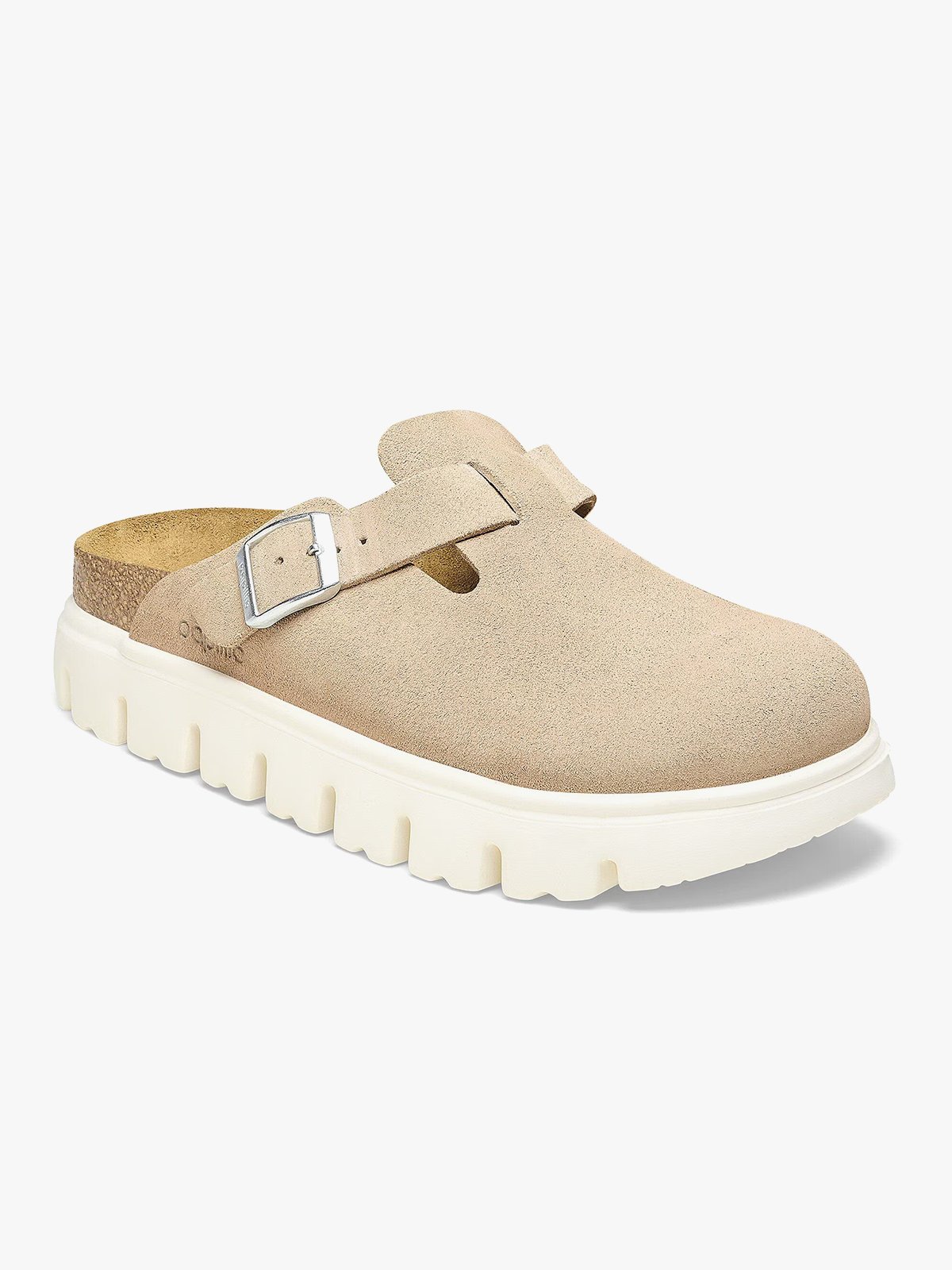 Birkenstock Boston Chunky Suede PAP Warm Sand
