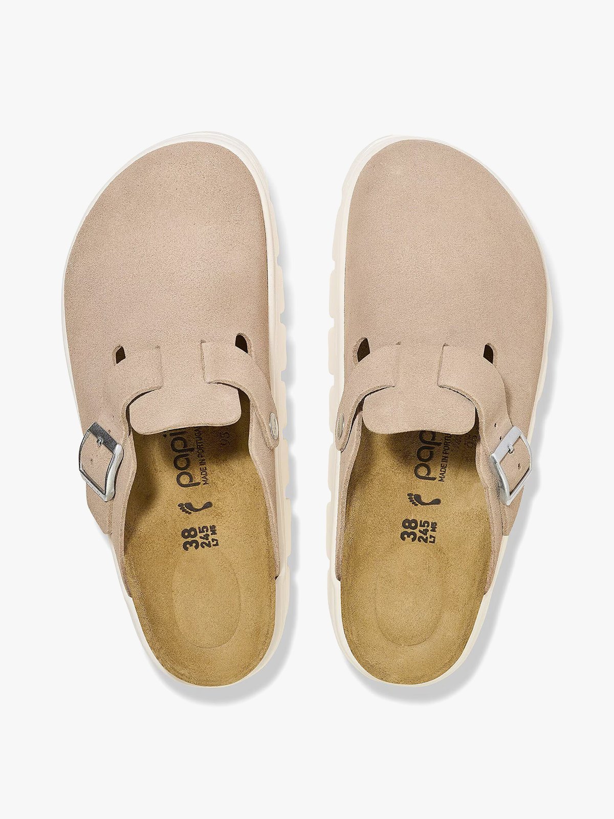 Birkenstock Boston Chunky Suede PAP Warm Sand