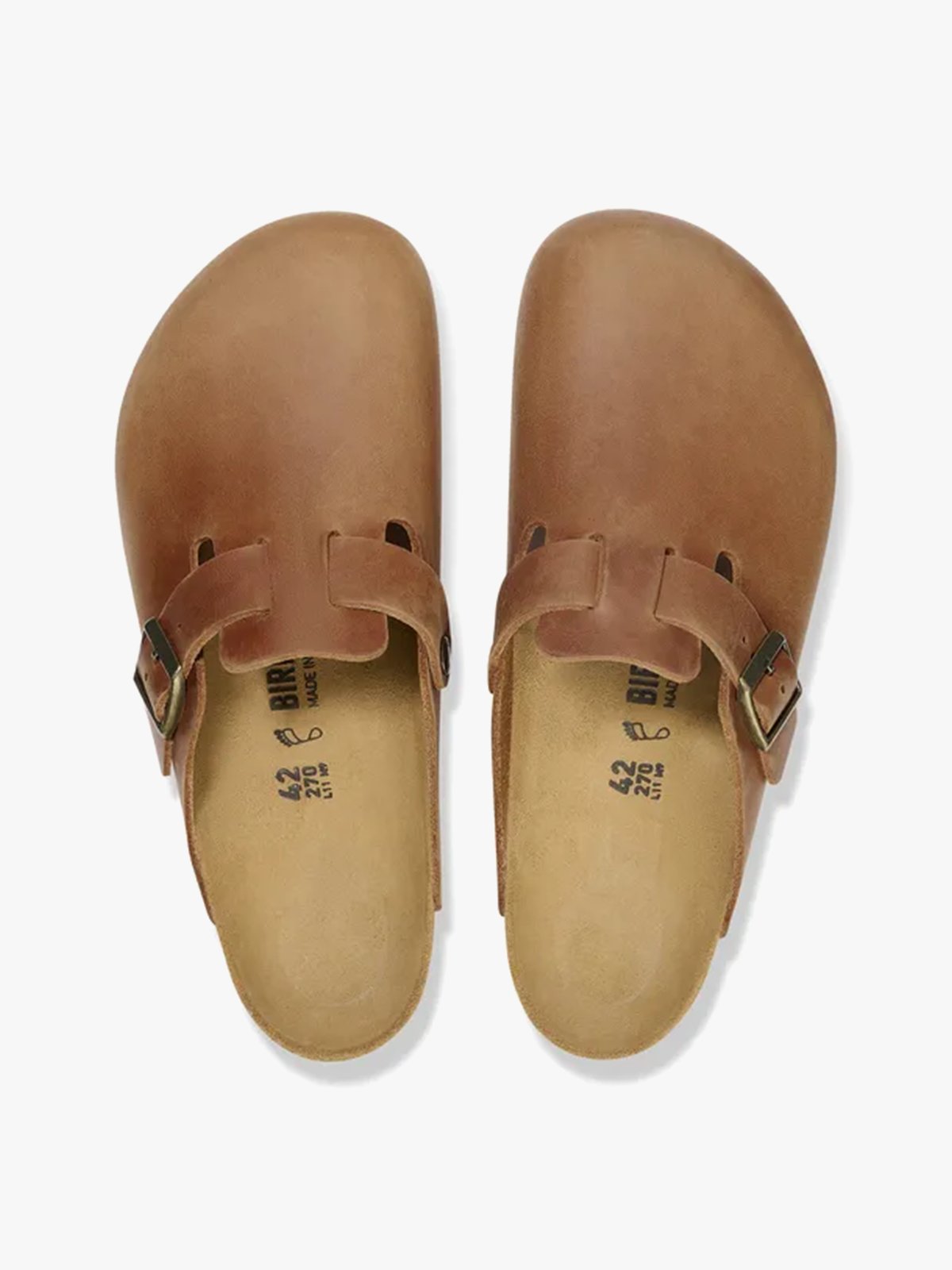 Birkenstock Boston Oiled Leather Cognac