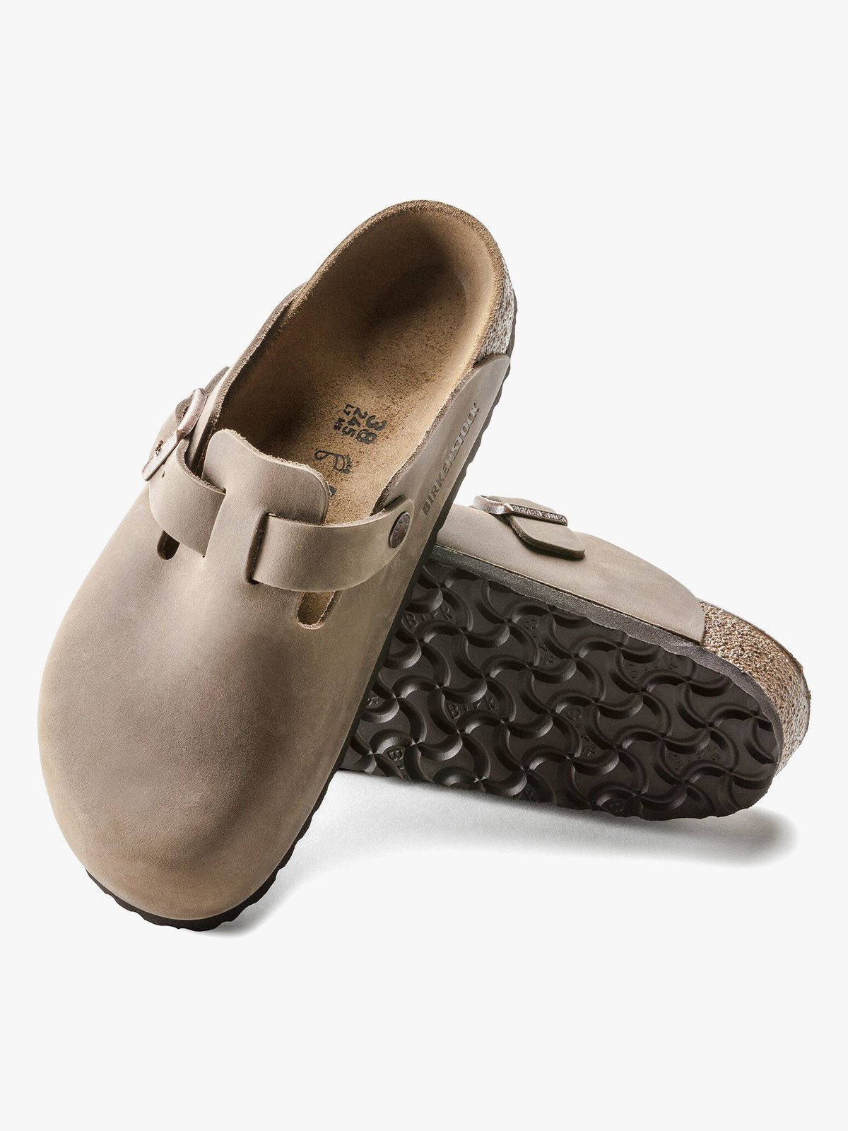 Birkenstock Boston Oiled Leather Tabacco Brown