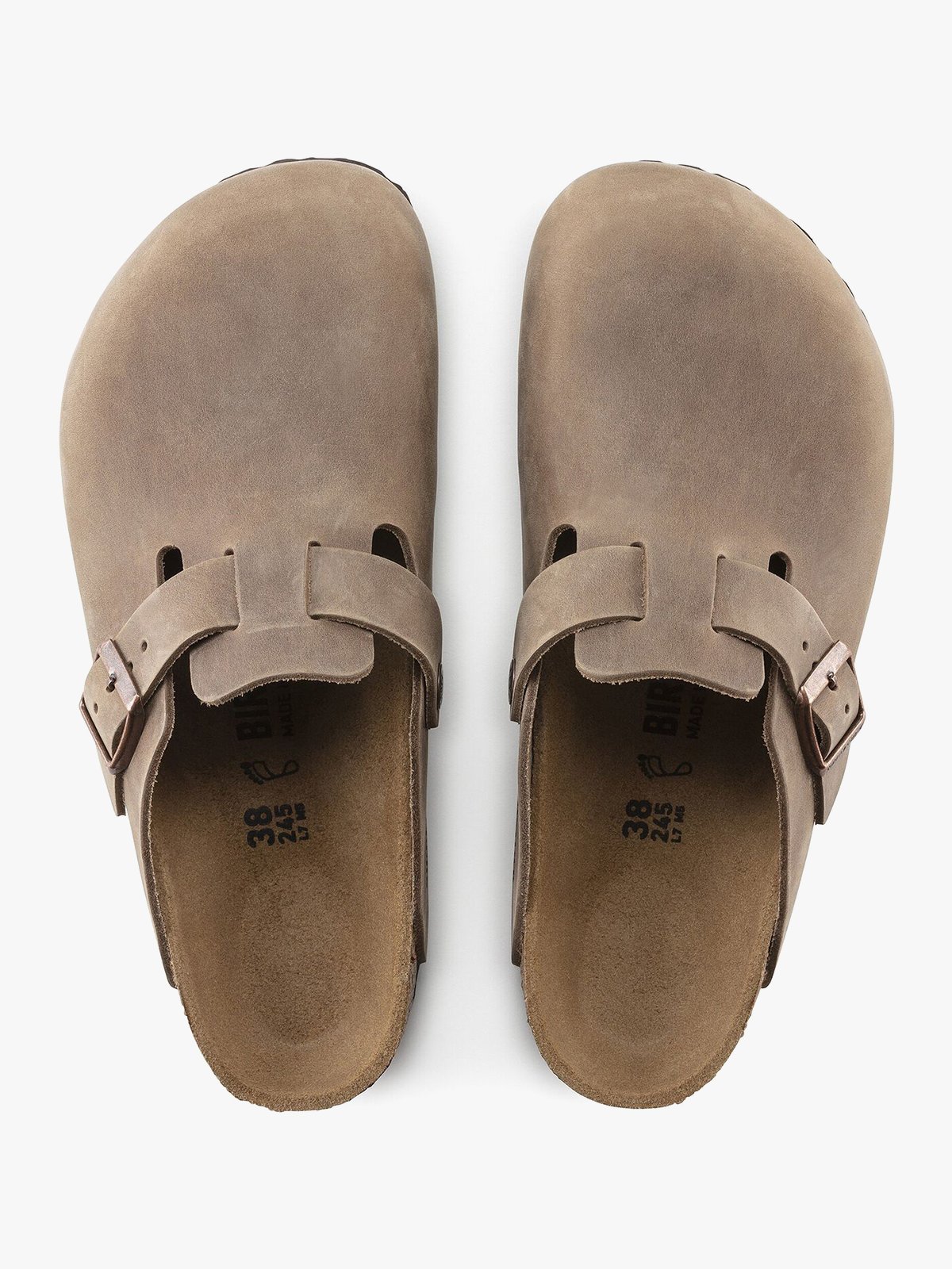 Birkenstock Boston Oiled Leather Tabacco Brown