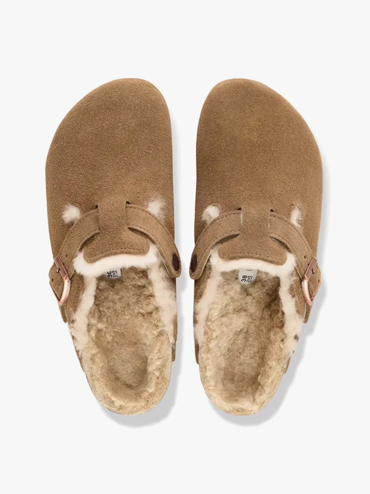 Birkenstock Boston Shearling Dark Tea