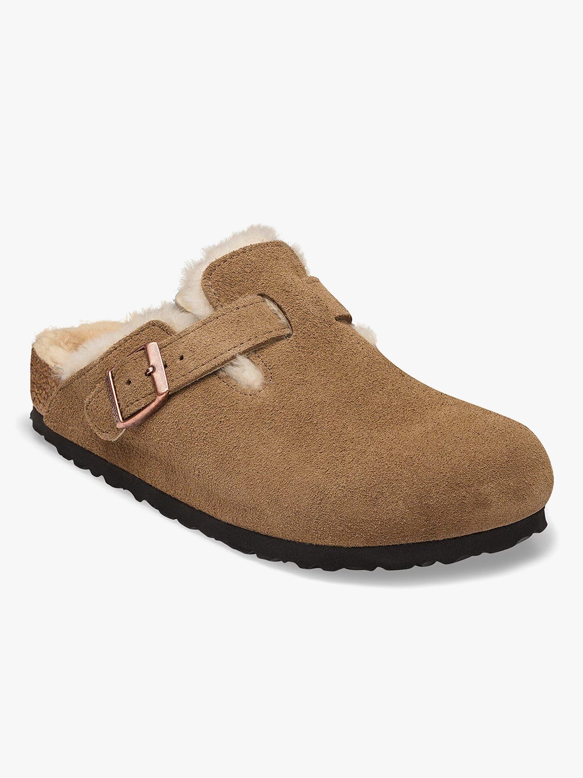 Birkenstock Boston Shearling Dark Tea