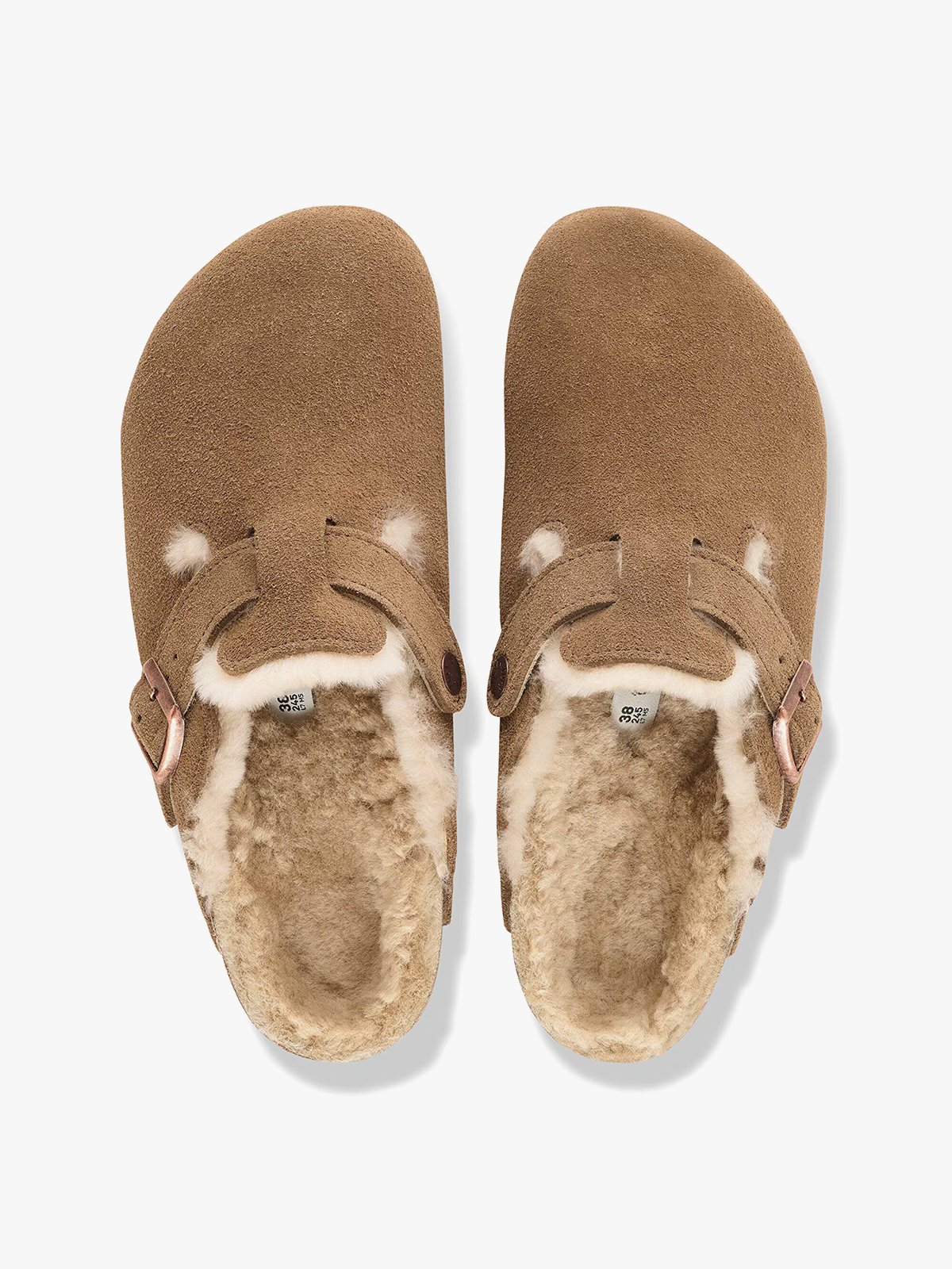 Birkenstock Boston Shearling Dark Tea