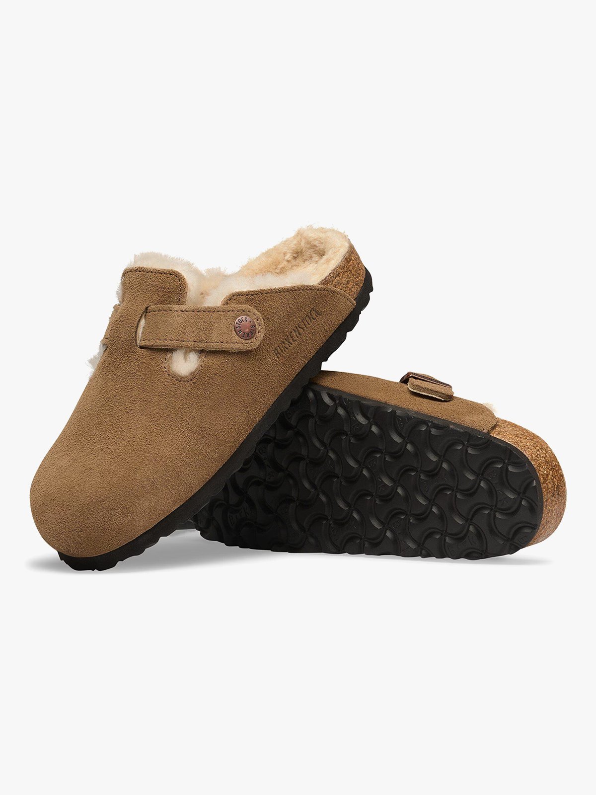 Birkenstock Boston Shearling Dark Tea