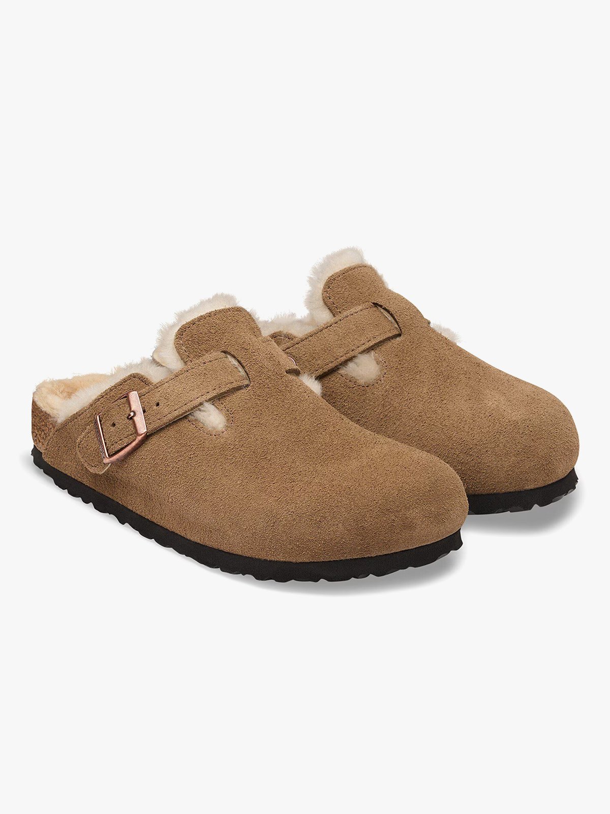 Birkenstock Boston Shearling Dark Tea