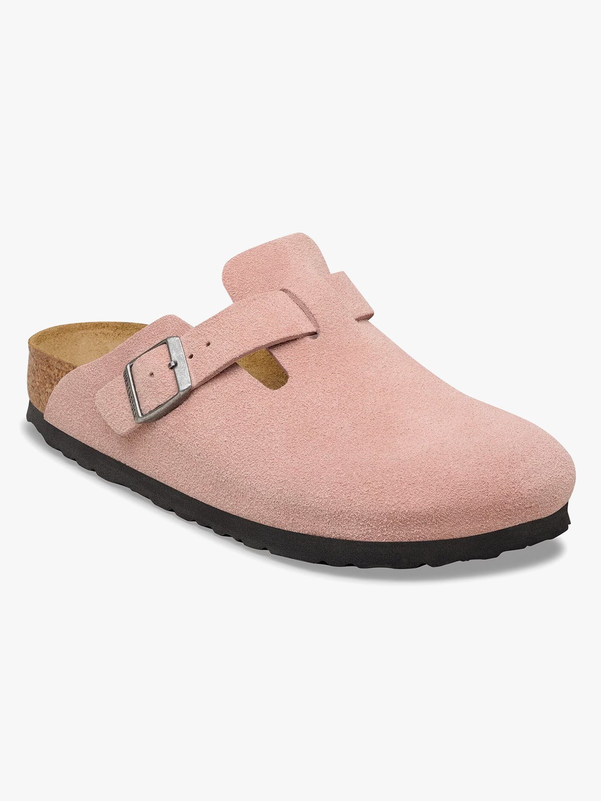 Birkenstock Boston Suede Leather Pink Clay