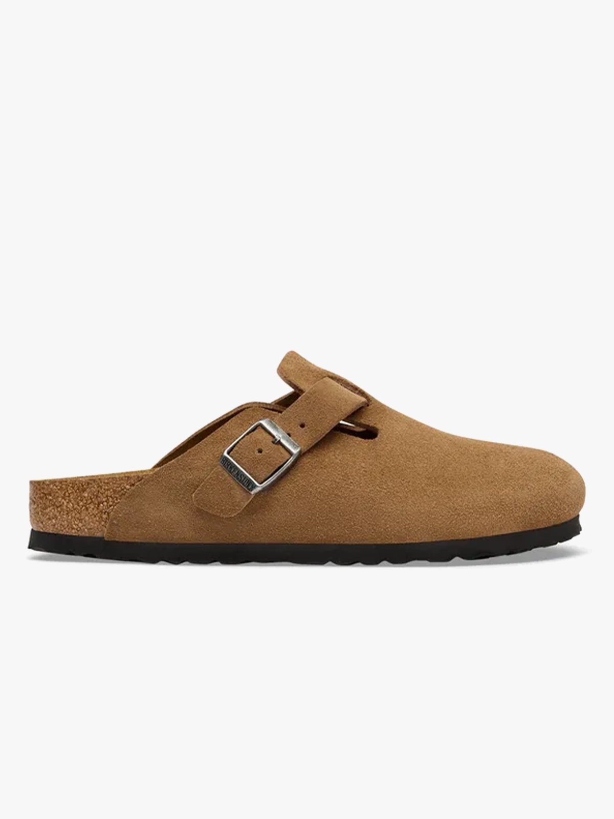 Birkenstock Boston Suede Leather Dark Tea