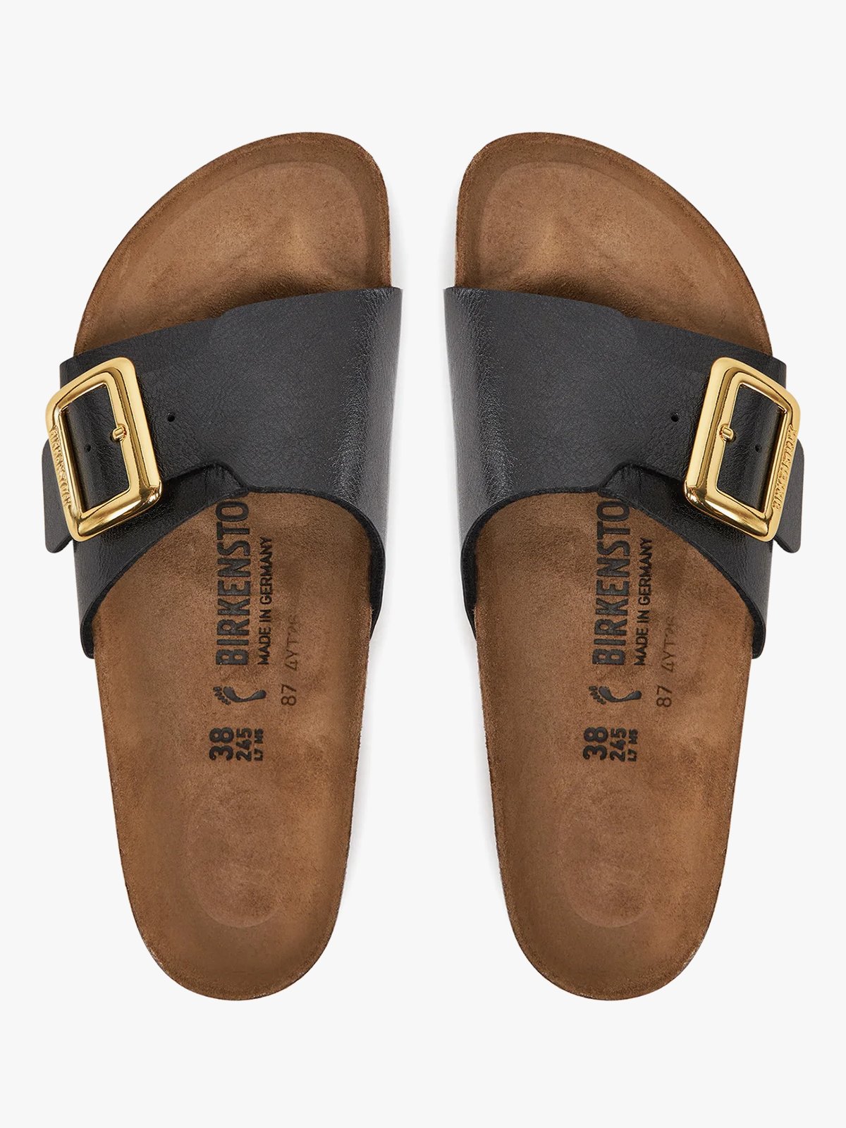 Birkenstock Catalina Cushion Buckle Birko-Flor Black