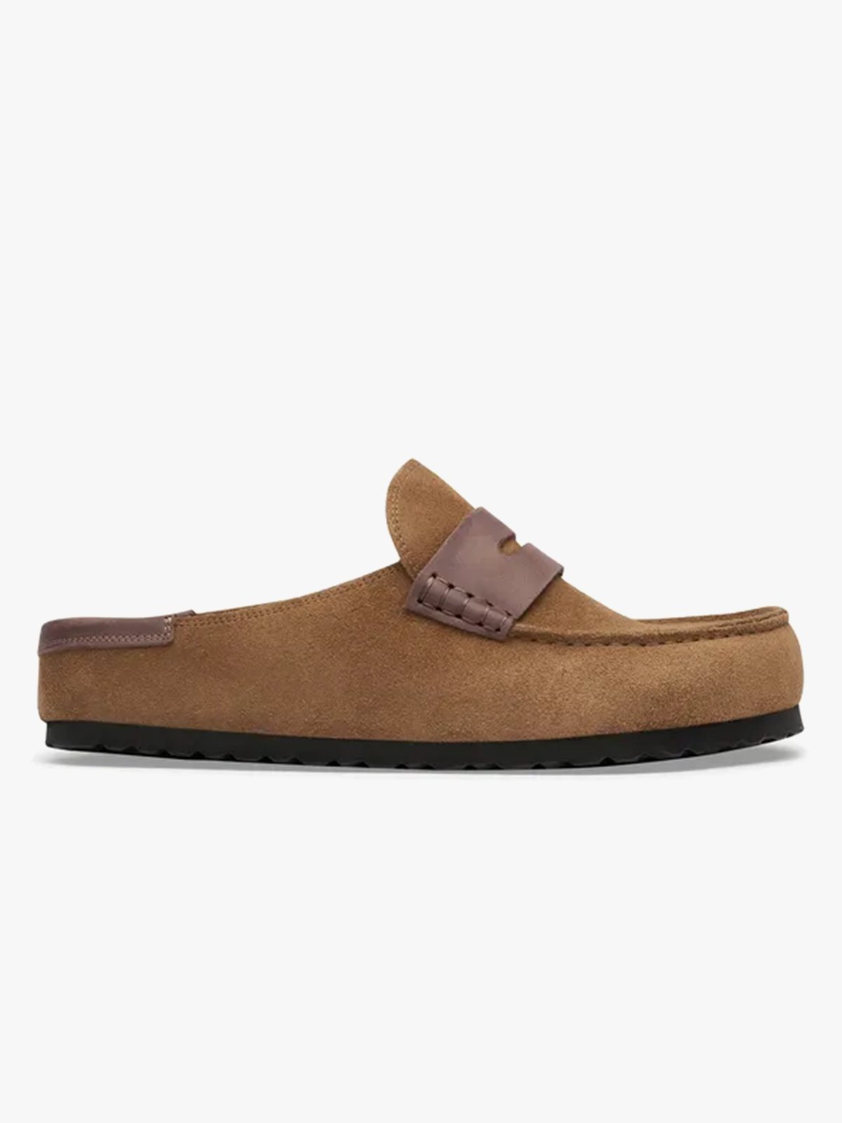 Birkenstock Naples Wrapped Mixed Leather Dark Tea