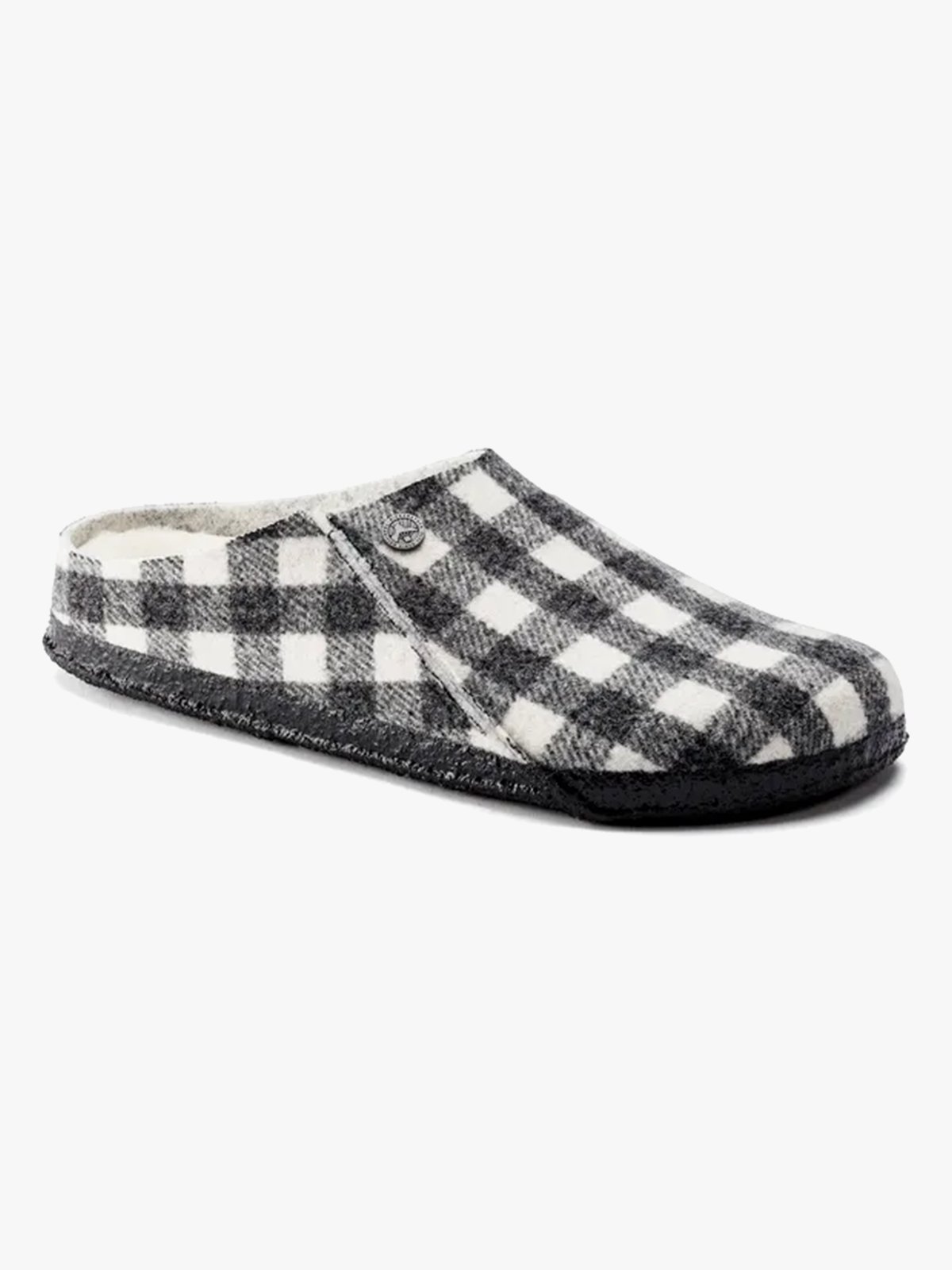 Birkenstock Zermatt Shearling Plaid White