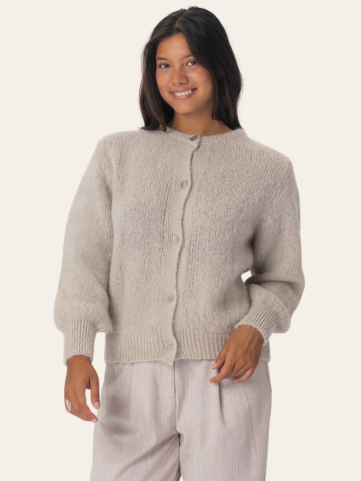 BYIC IdaIC Cardigan Beige