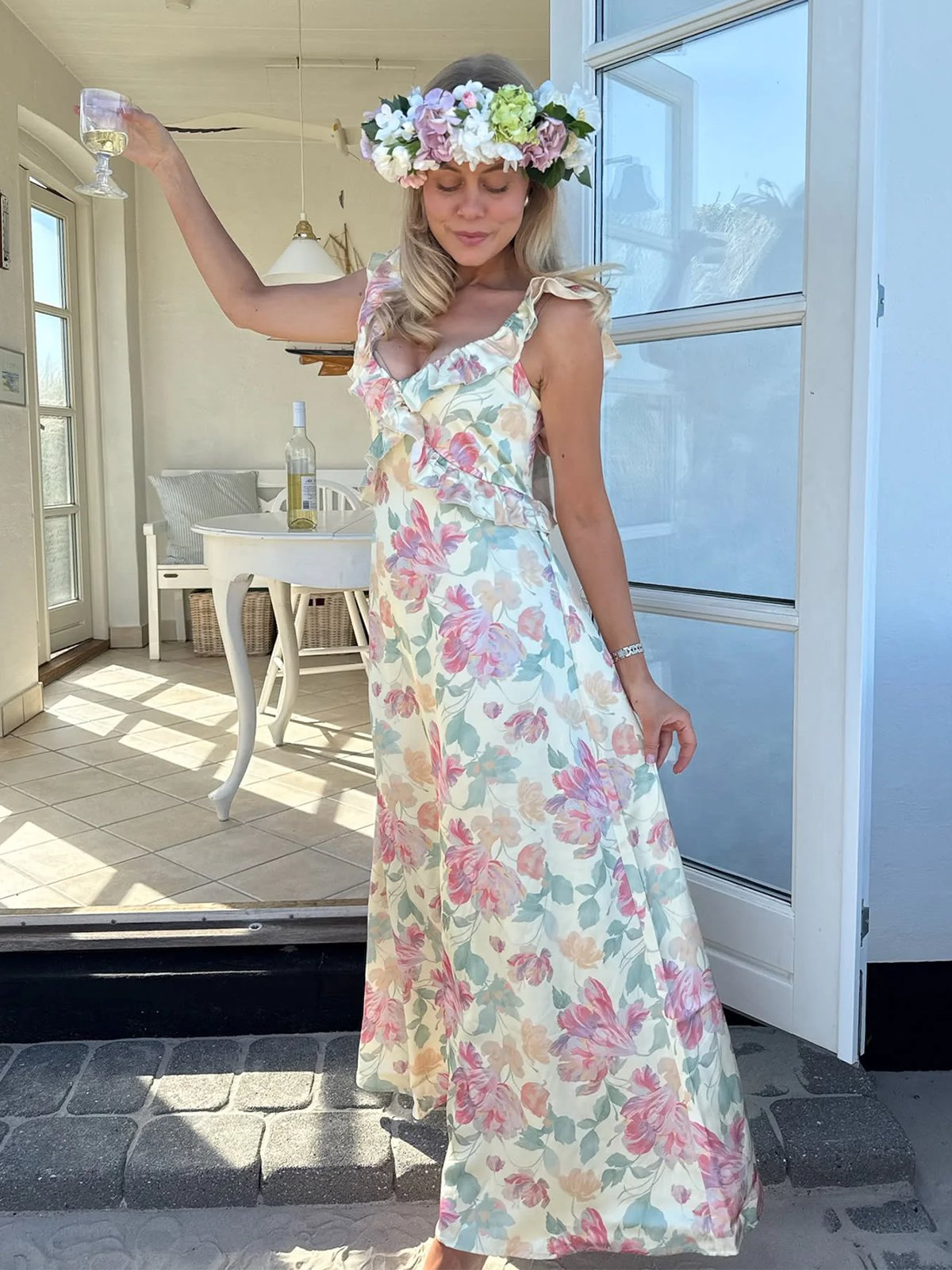 BYIC Melba Dress Pastel Garden