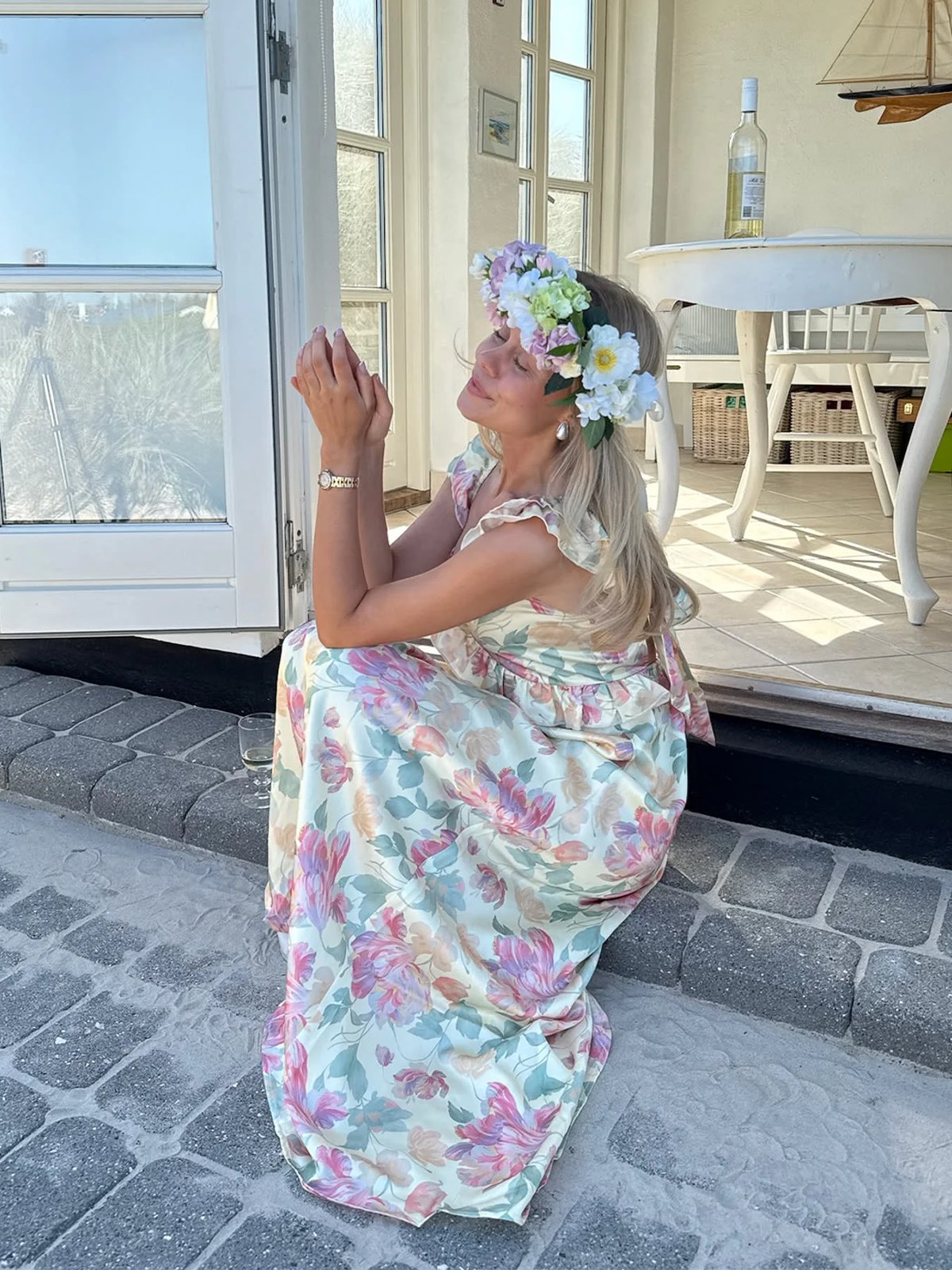 BYIC Melba Dress Pastel Garden