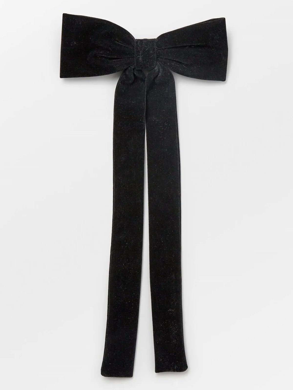 Becksöndergaard Velvet Bow Hair Clip Black