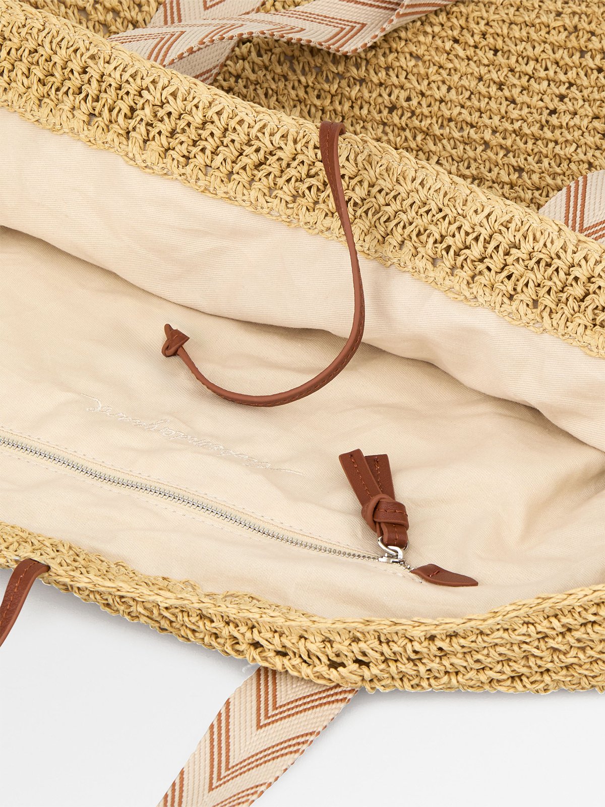 Becksöndergaard Paper Straw Pheobe Bag Light Nature