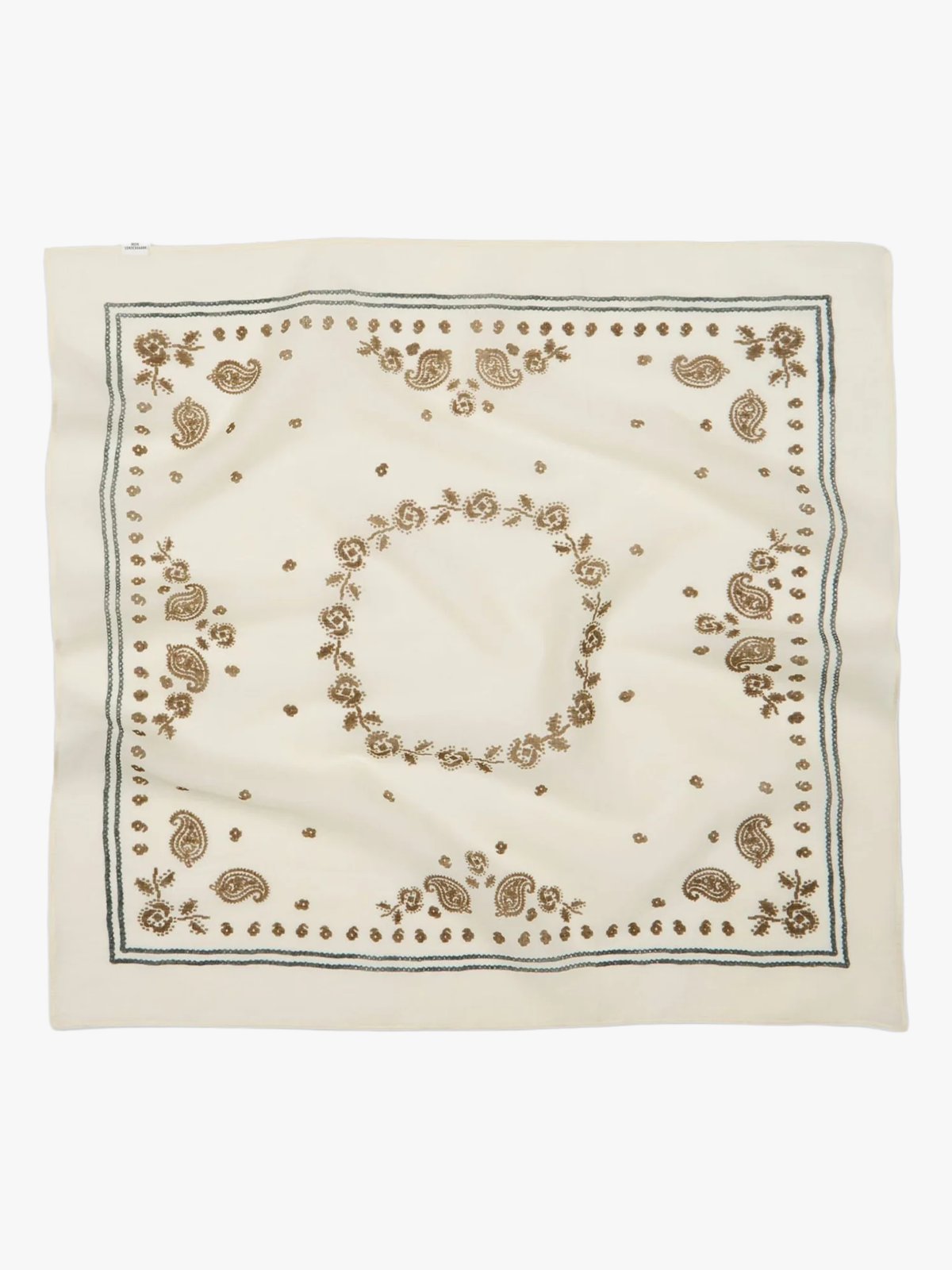 Becksöndergaard Bloom Paislet Cotta Scarf Birch White