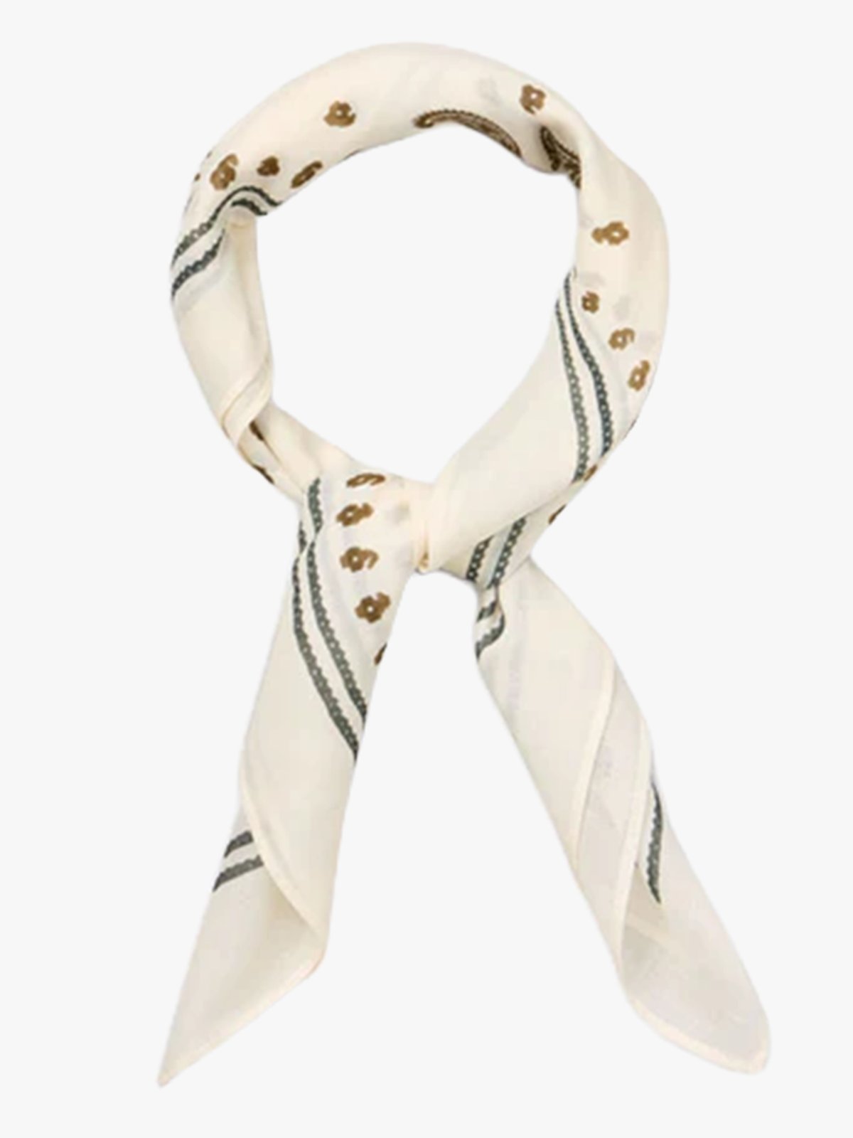 Becksöndergaard Bloom Paislet Cotta Scarf Birch White