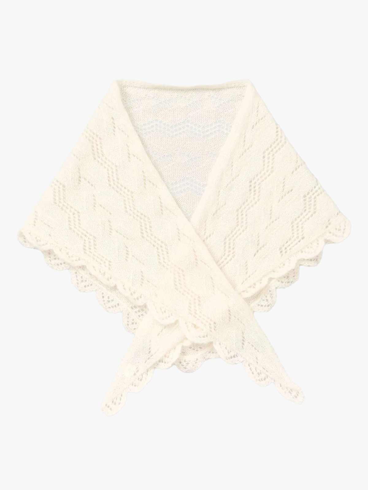 Becksöndergaard Opany Triangle Scarf Birch White