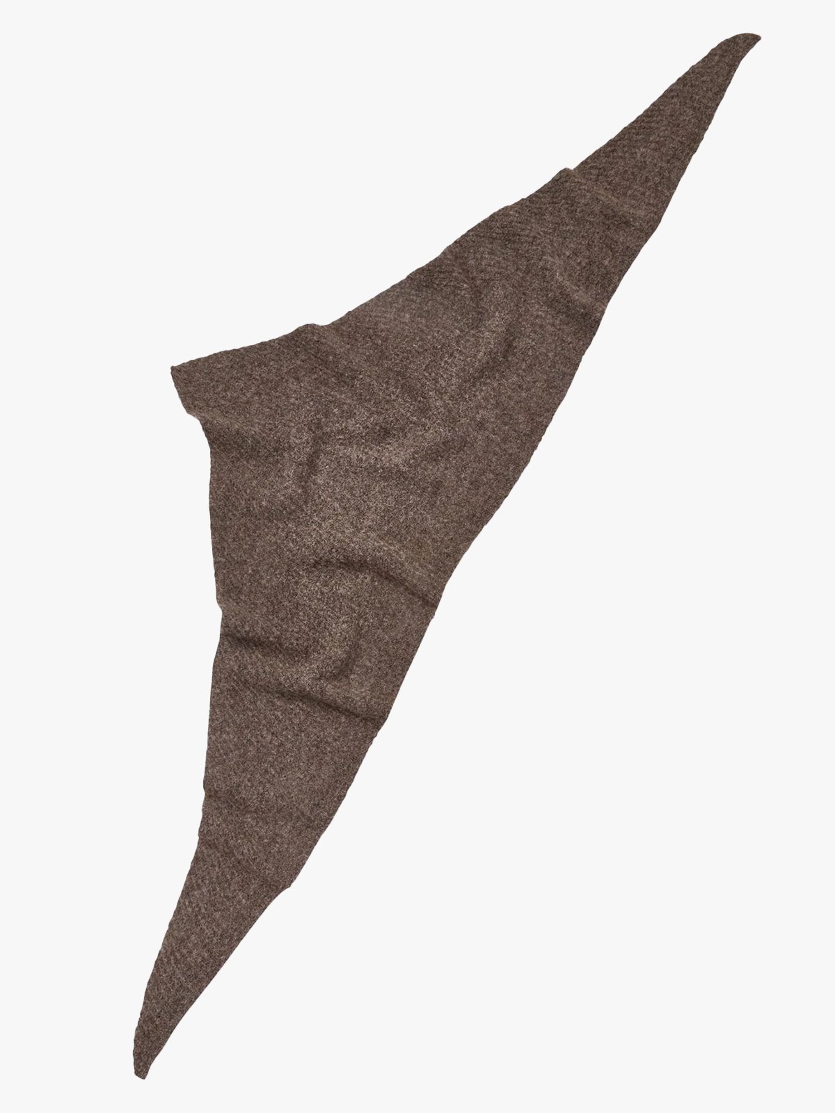 Becksöndergaard Alpaca-Wool Triangle Scarf Hot Fudge Brown