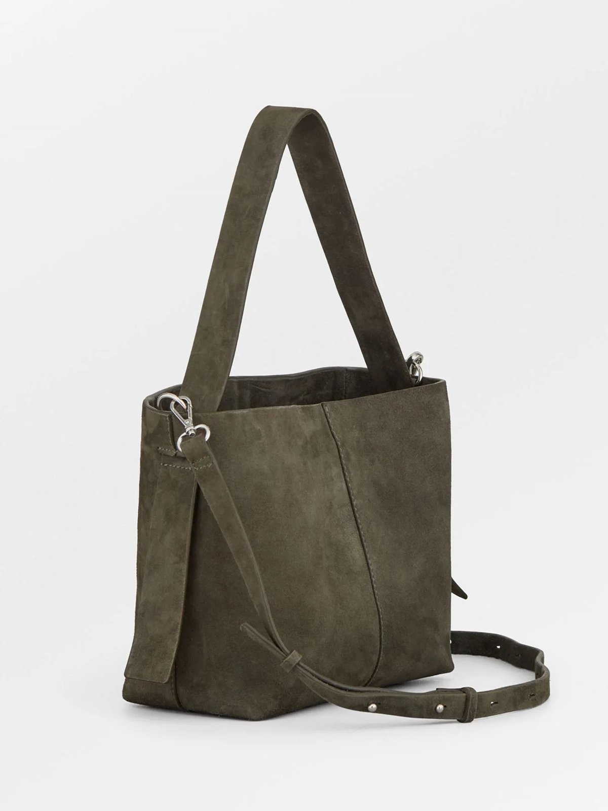 Becksöndergaard Suede Fraya Small Bag Army