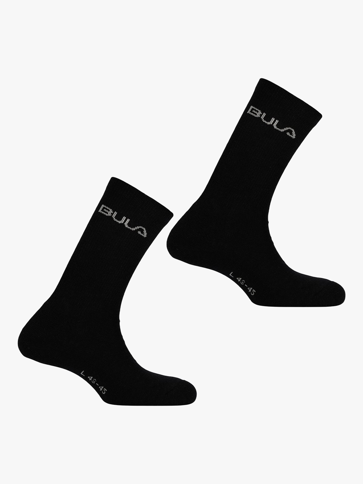 Bula 2-Pack Wool Sock Black