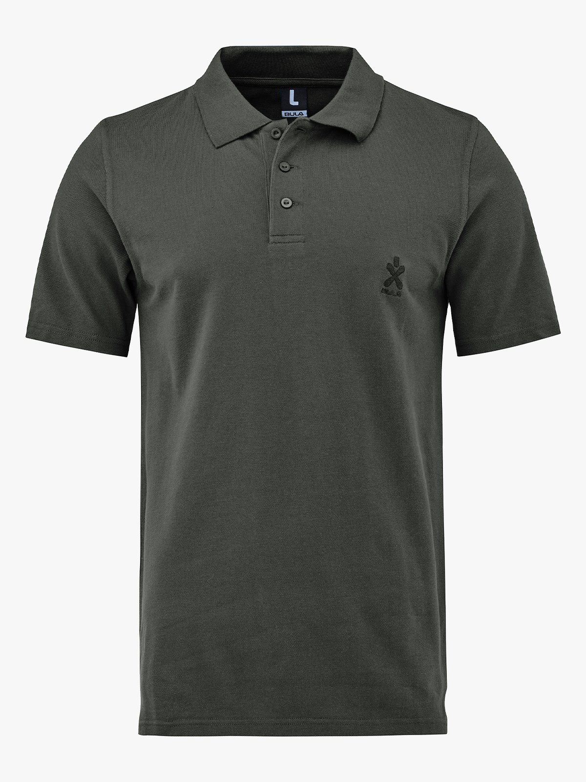 Bula Breeze Polo Shirt Dark Olive