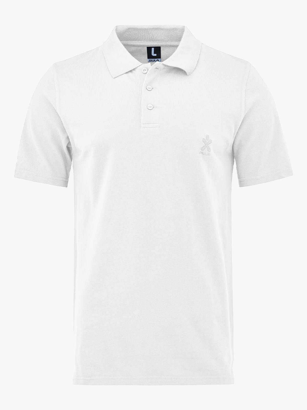 Bula Breeze Polo Shirt White