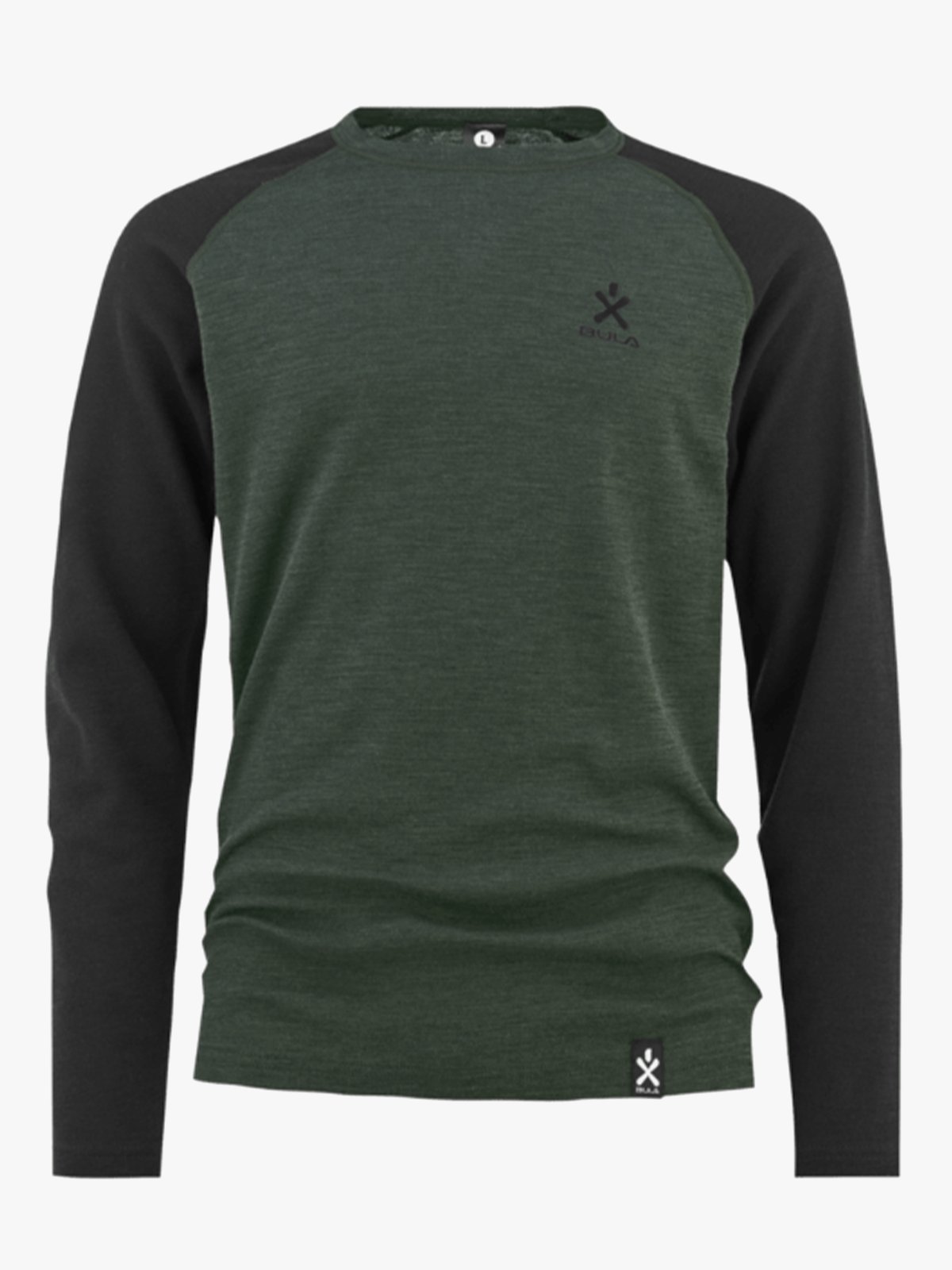 Bula Norm Merino Wool Crew Black