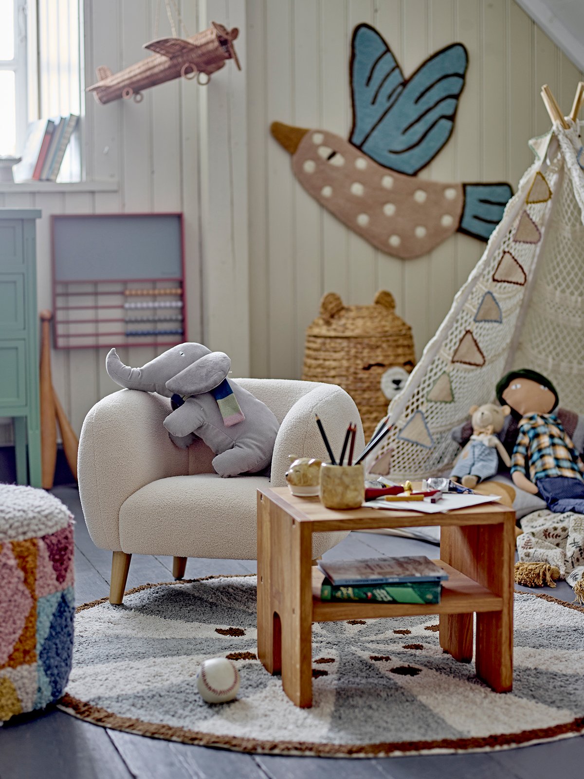 Bloomingville Mini Ferdinand Bamse Flerfarget