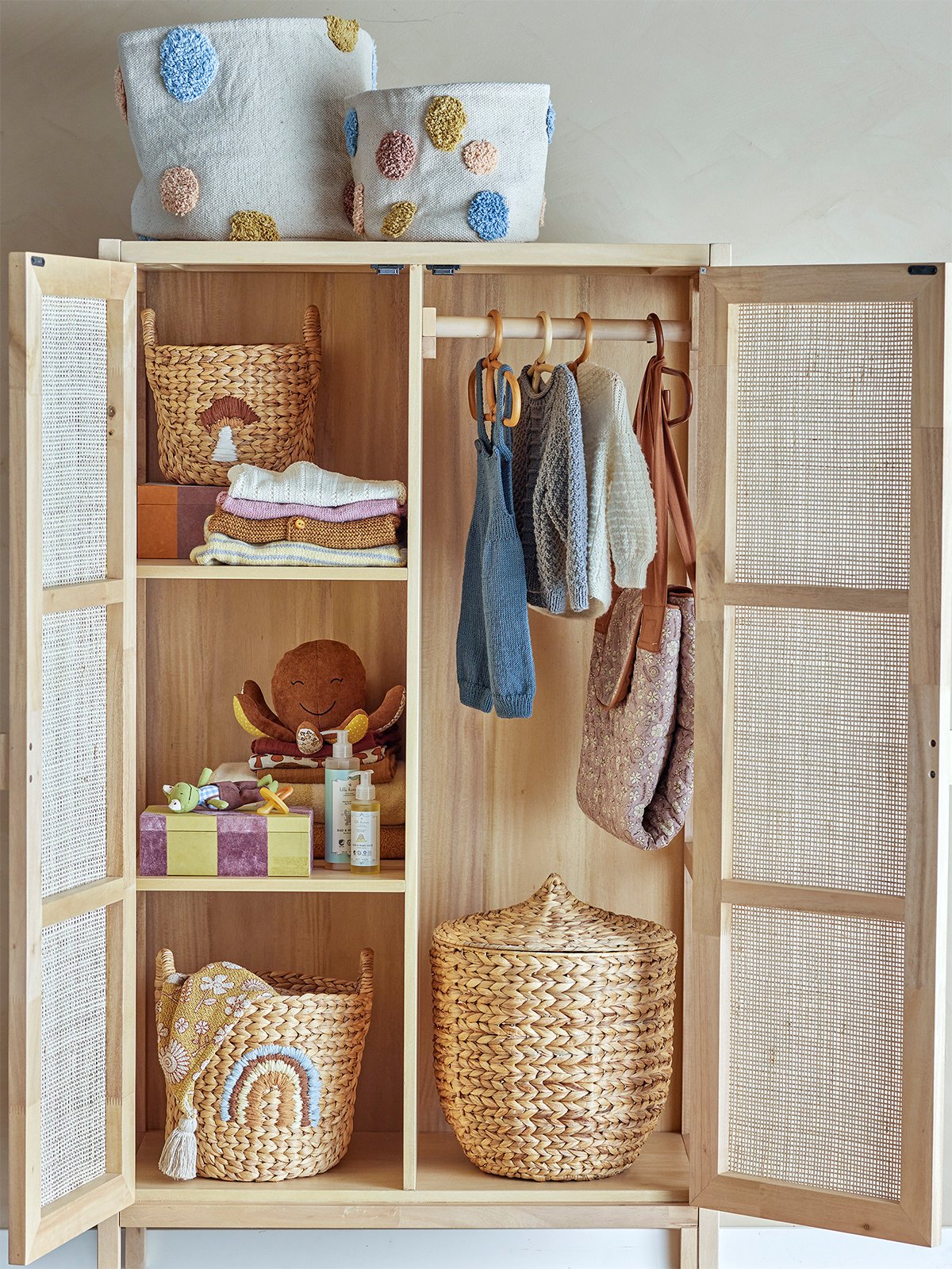 Bloomingville Mini Agnes Kurv Flerfarget