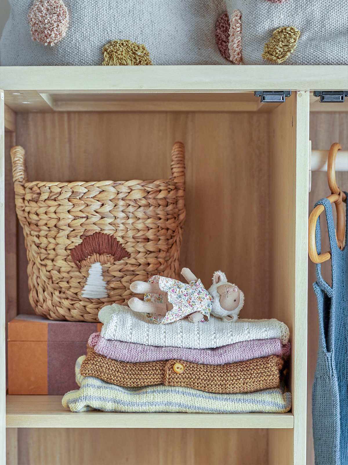 Bloomingville Mini Agnes Kurv Flerfarget