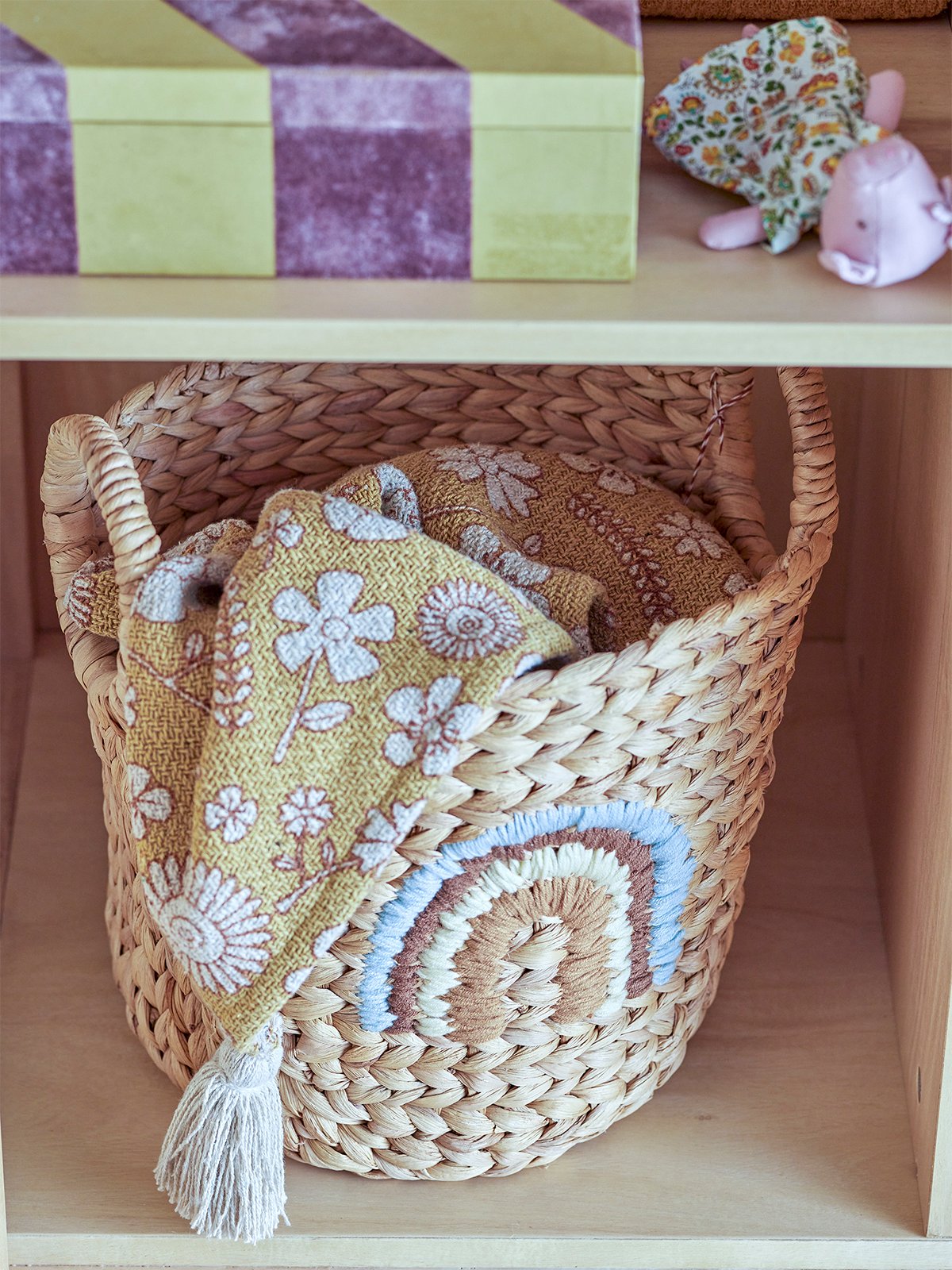 Bloomingville Mini Agnes Kurv Flerfarget